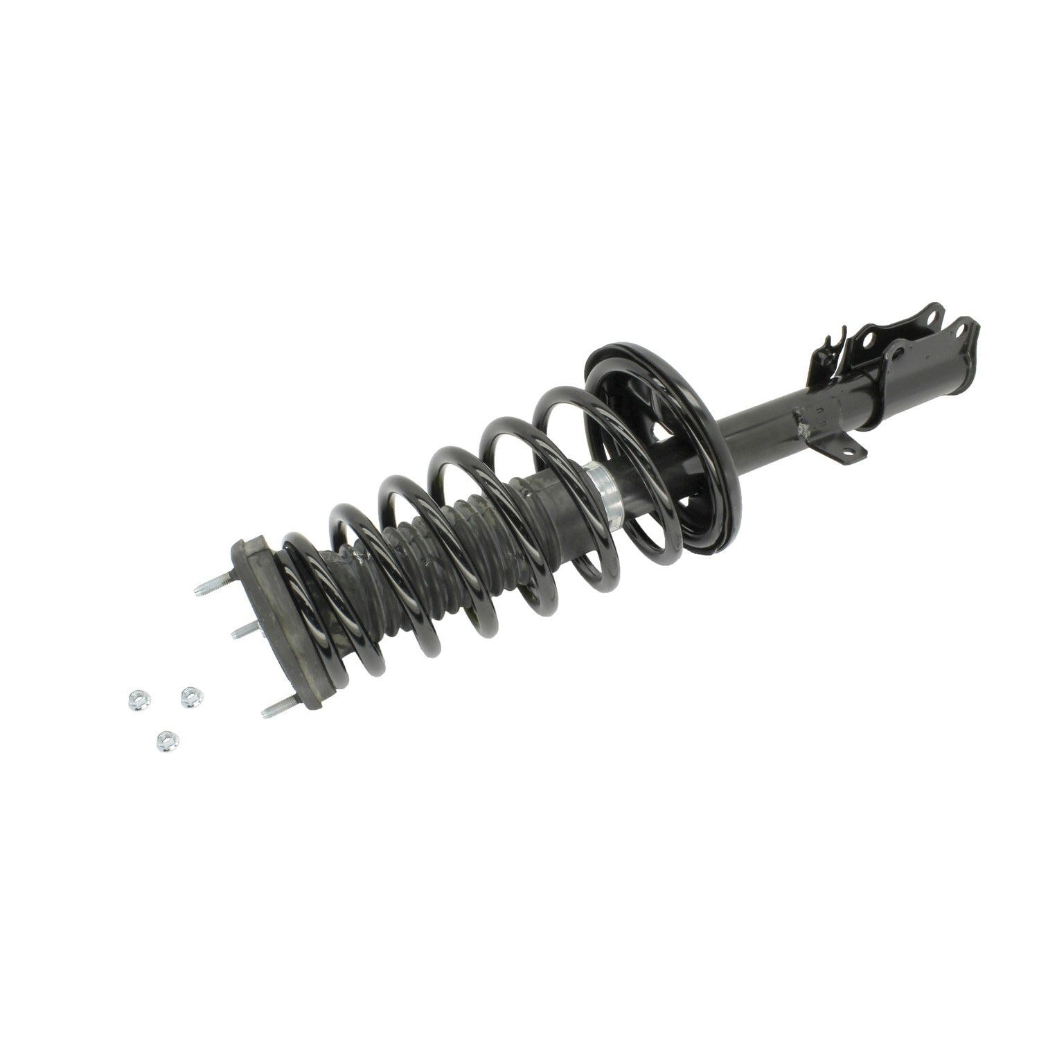 Left View of Rear Right Suspension Strut and Coil Spring Assembly KYB SR4035