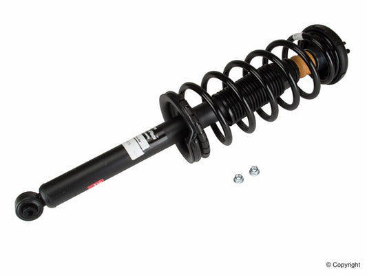 Top View of Rear Suspension Strut and Coil Spring Assembly KYB SR4076