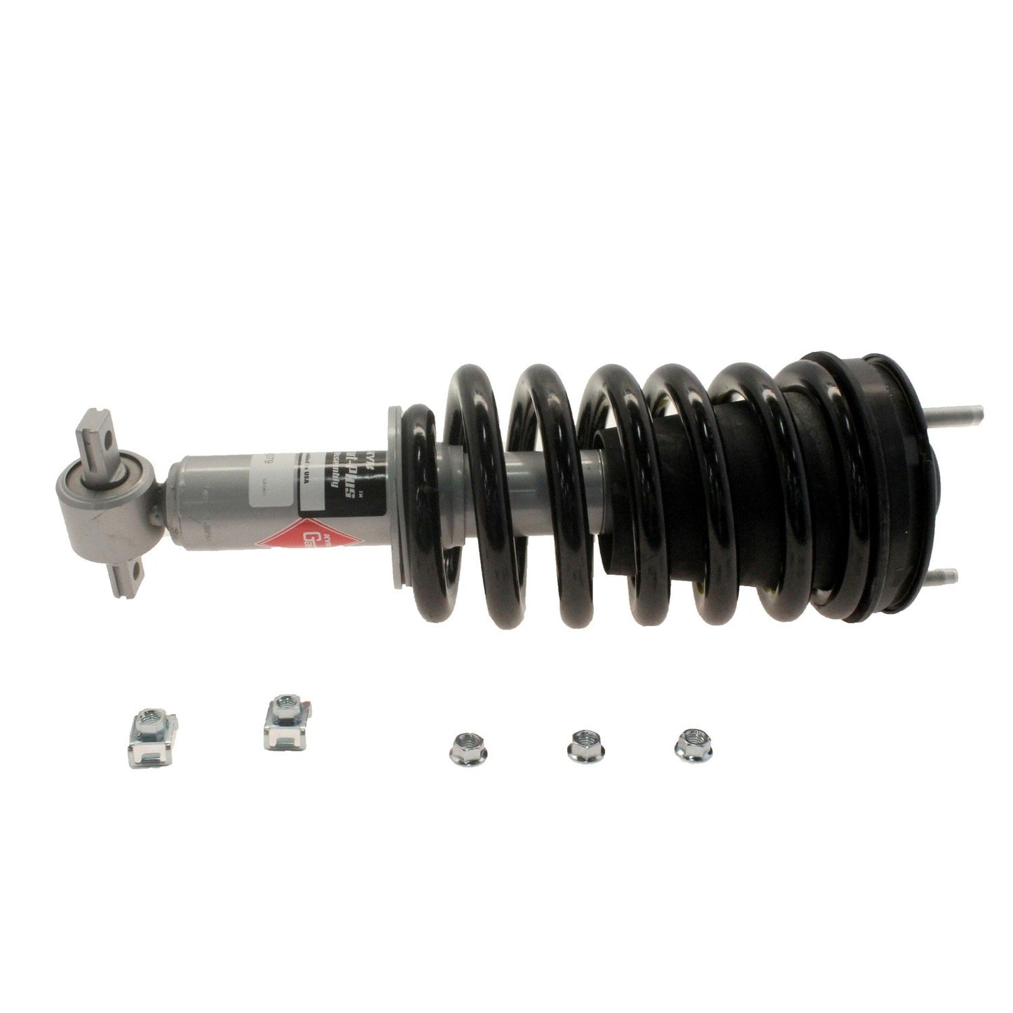 Front View of Front Suspension Strut and Coil Spring Assembly KYB SR4079