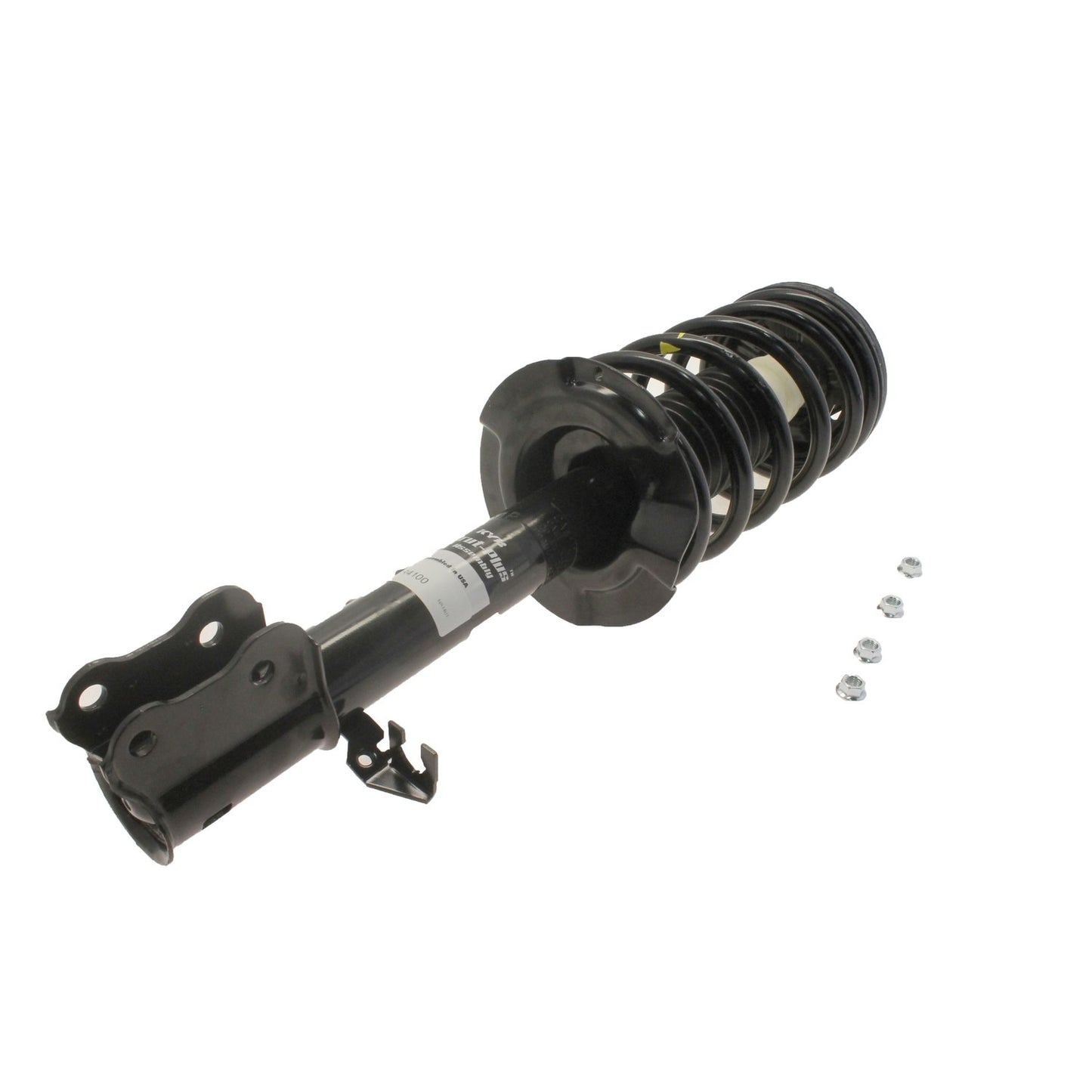 Left View of Front Right Suspension Strut and Coil Spring Assembly KYB SR4100