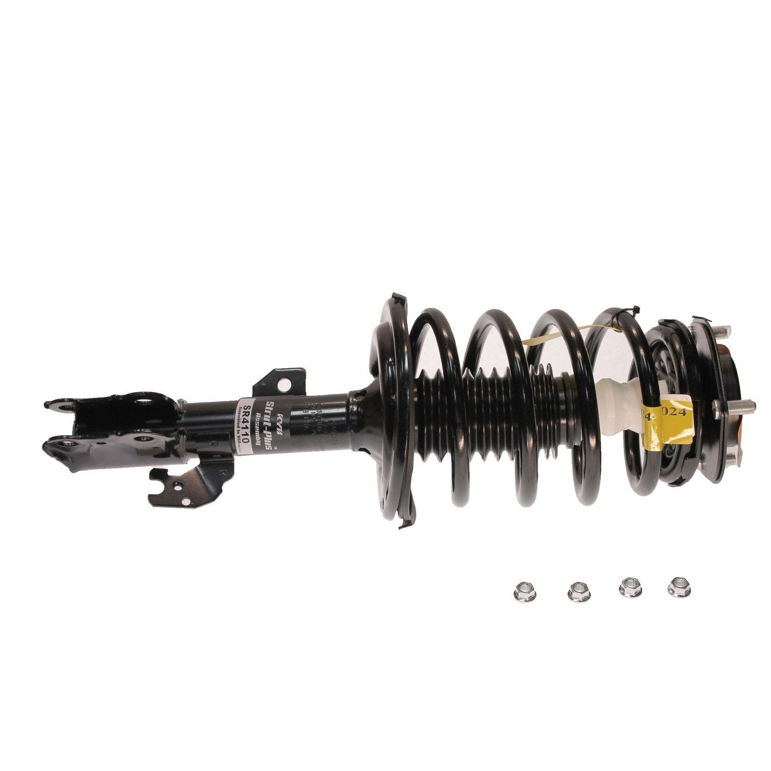 Front View of Front Right Suspension Strut and Coil Spring Assembly KYB SR4110