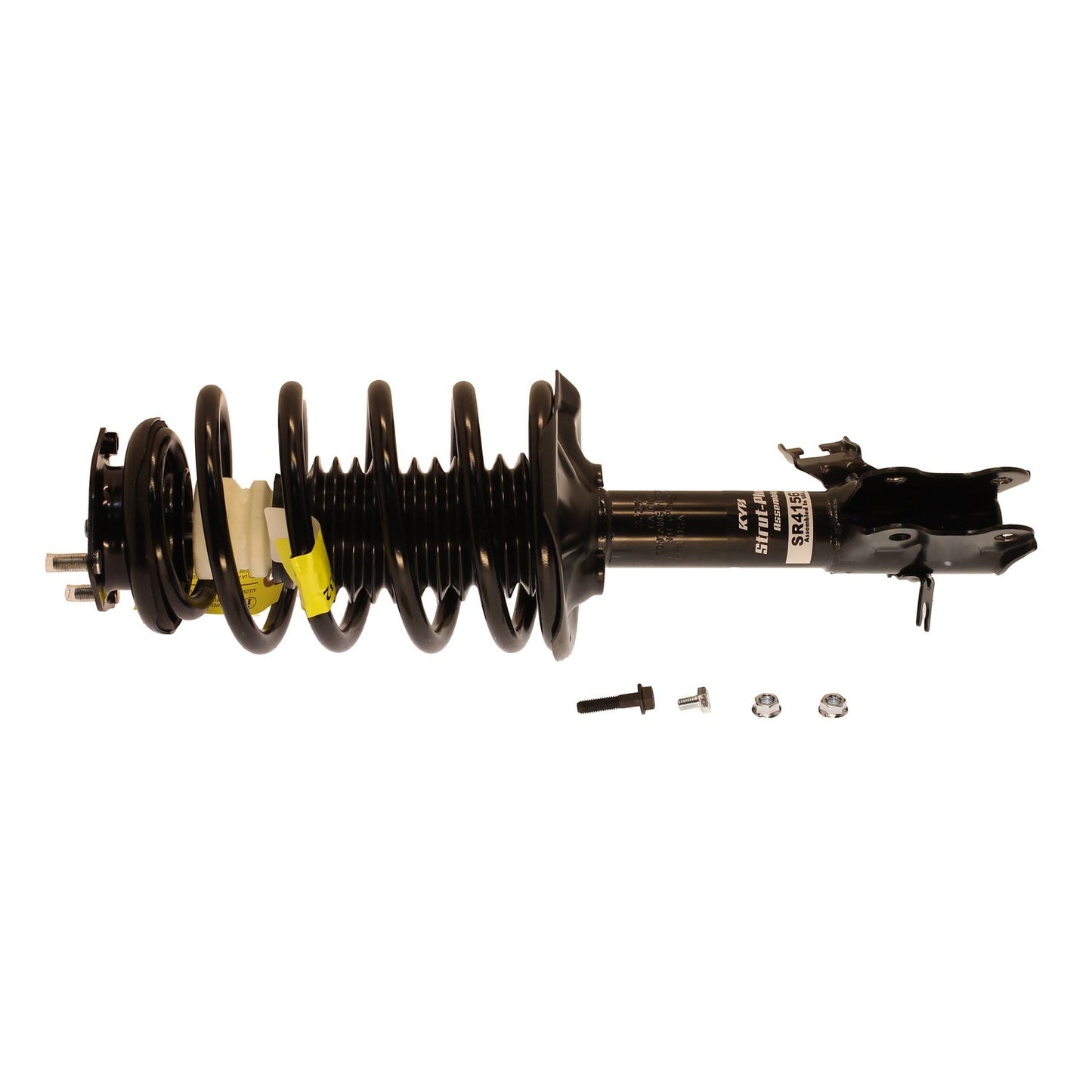 Angle View of Front Right Suspension Strut and Coil Spring Assembly KYB SR4156