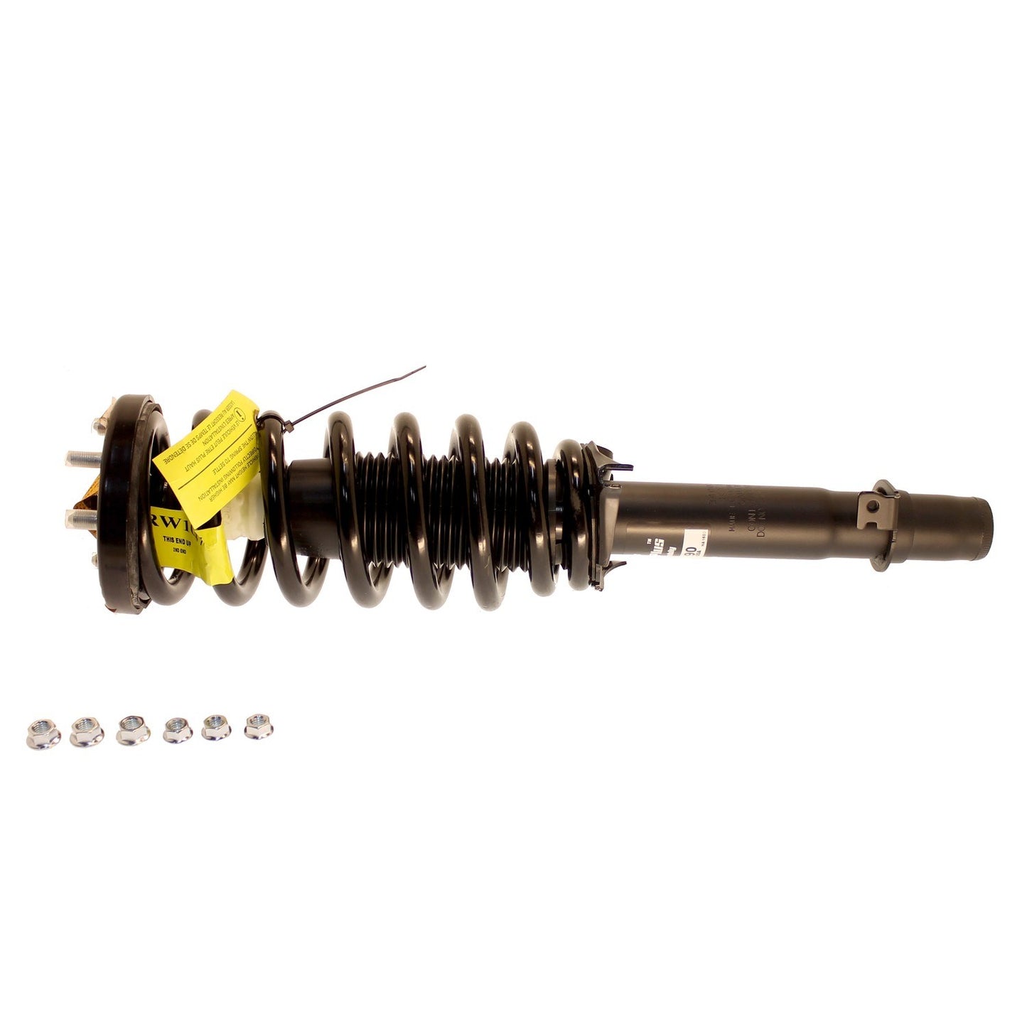 Angle View of Front Left Suspension Strut and Coil Spring Assembly KYB SR4190