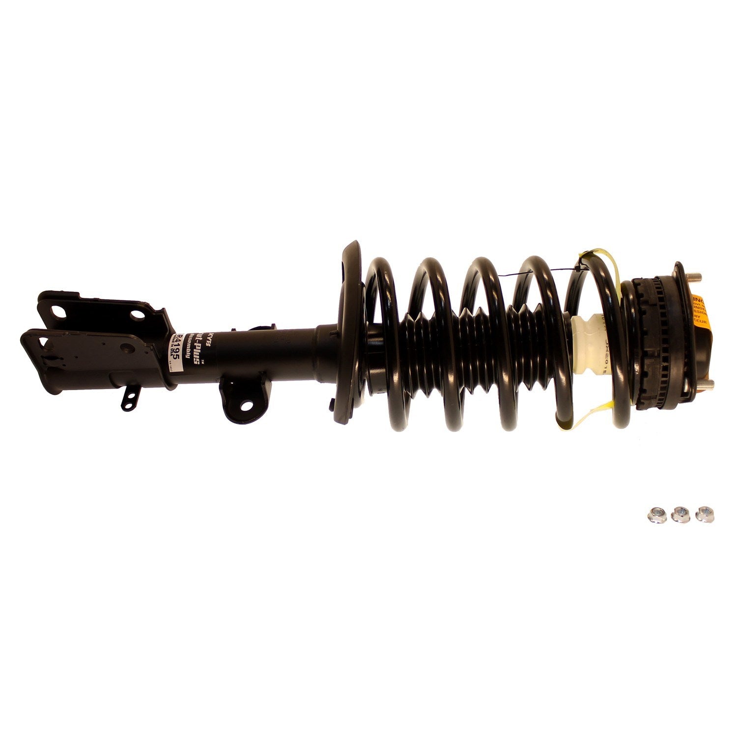 Left View of Front Right Suspension Strut and Coil Spring Assembly KYB SR4195