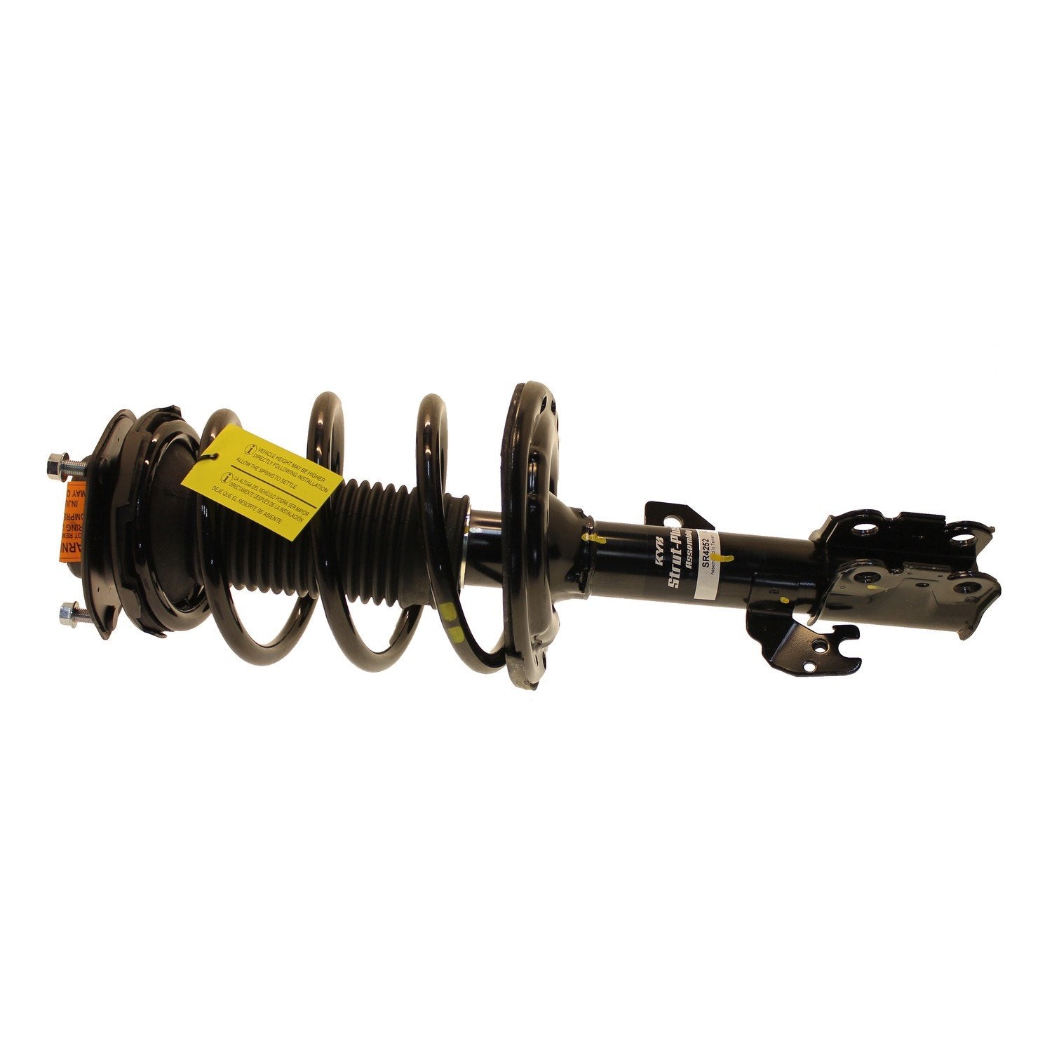 Front View of Front Left Suspension Strut and Coil Spring Assembly KYB SR4252