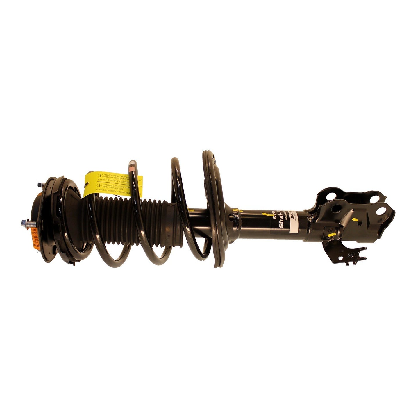 Angle View of Front Left Suspension Strut and Coil Spring Assembly KYB SR4256