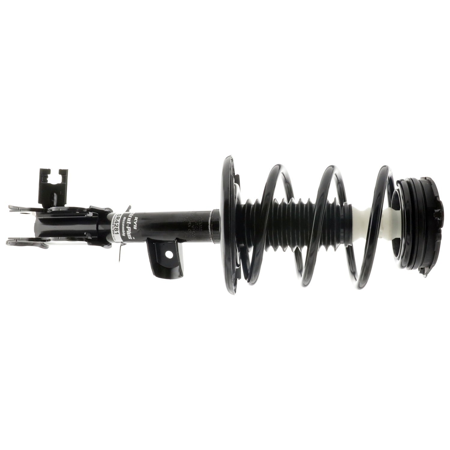 Front View of Front Left Suspension Strut and Coil Spring Assembly KYB SR4281