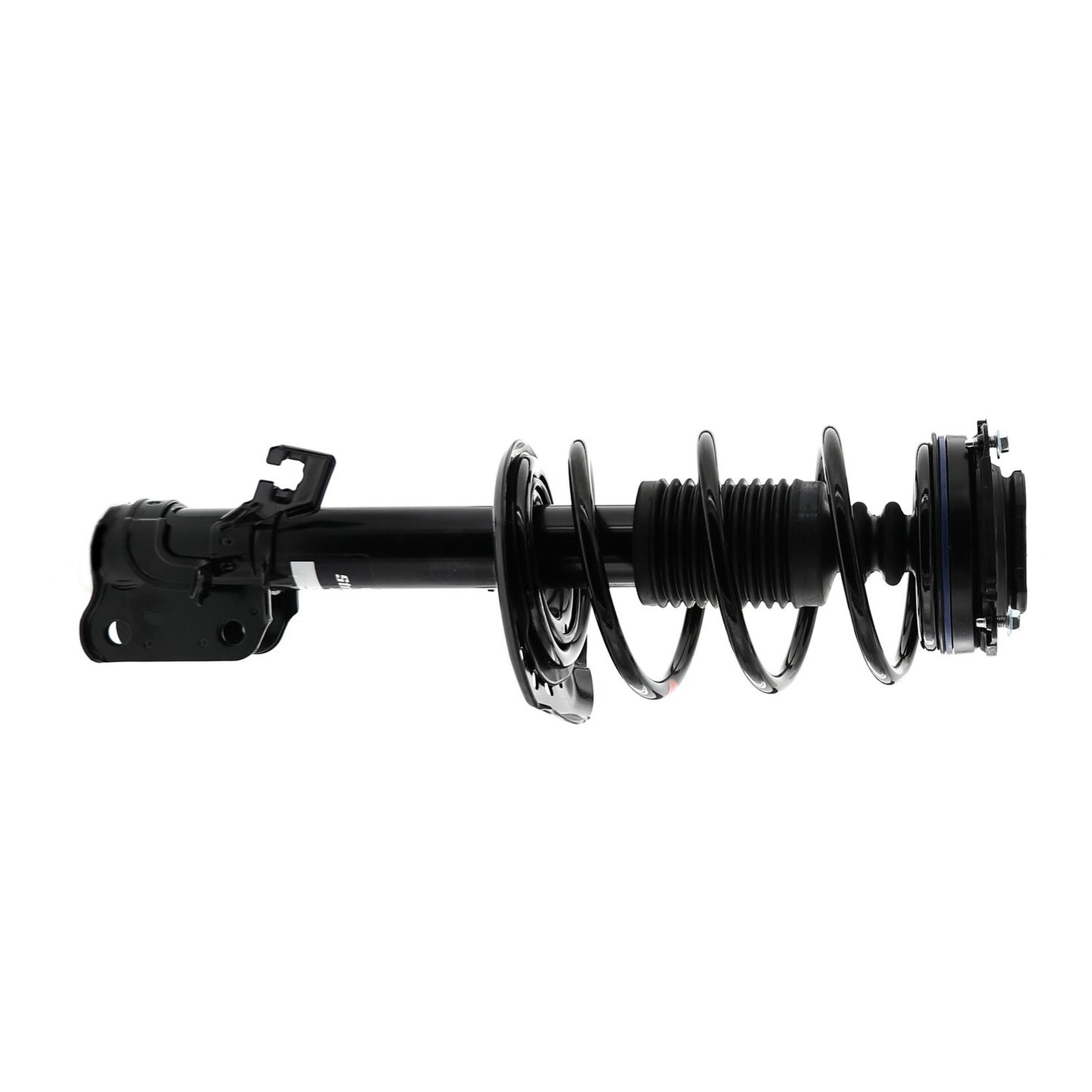 Angle View of Front Left Suspension Strut and Coil Spring Assembly KYB SR4399