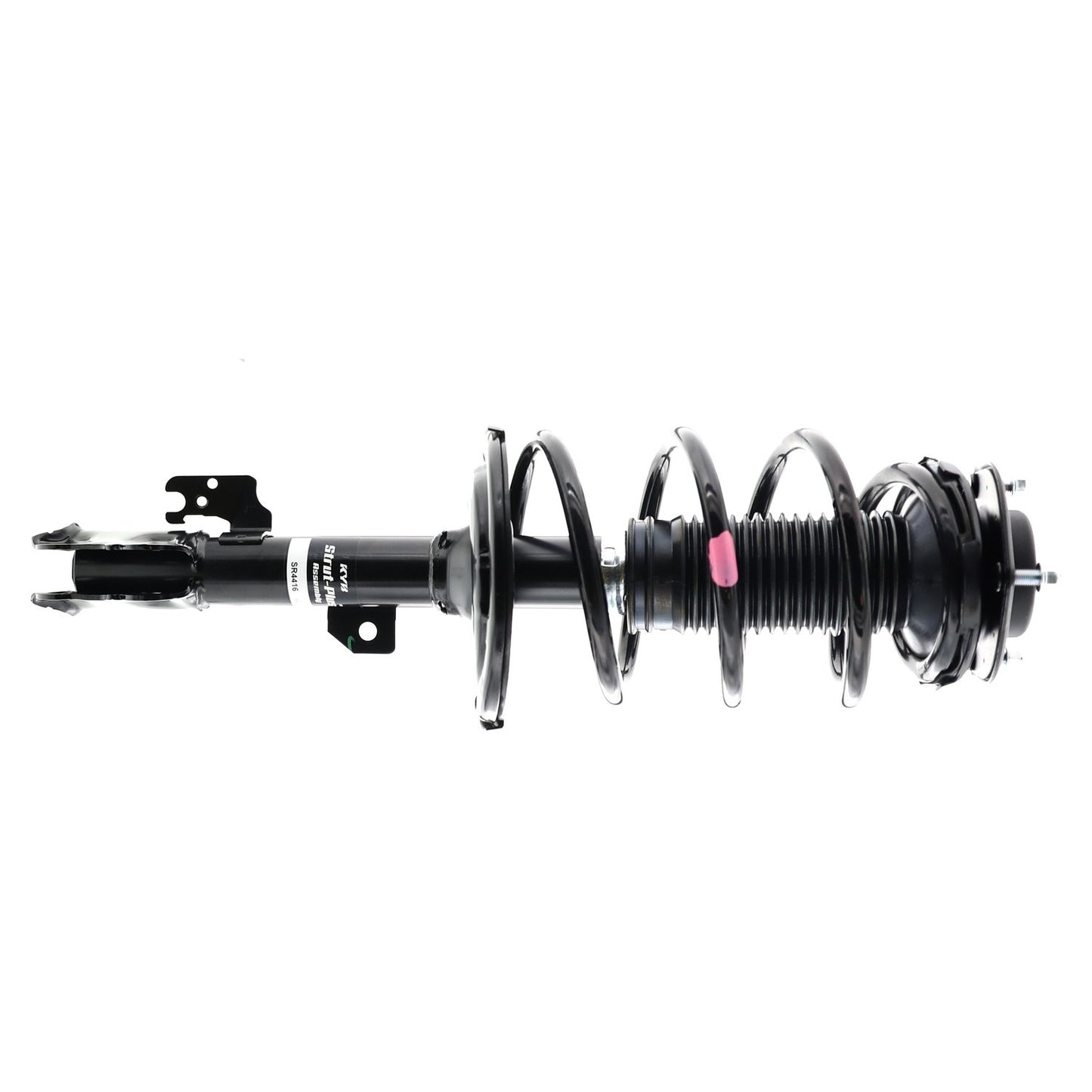 Front View of Front Left Suspension Strut and Coil Spring Assembly KYB SR4416