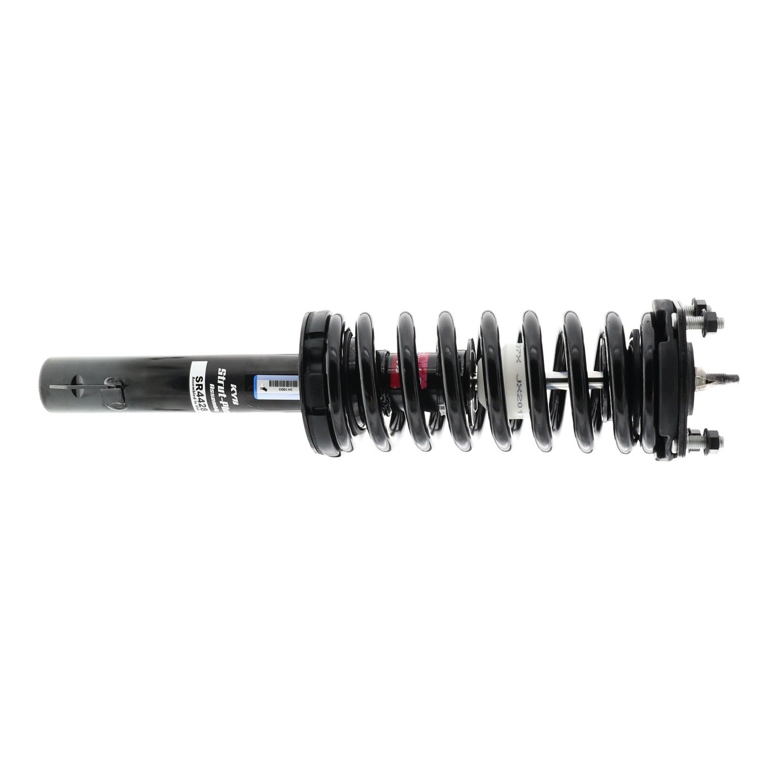 Front View of Front Left Suspension Strut and Coil Spring Assembly KYB SR4428