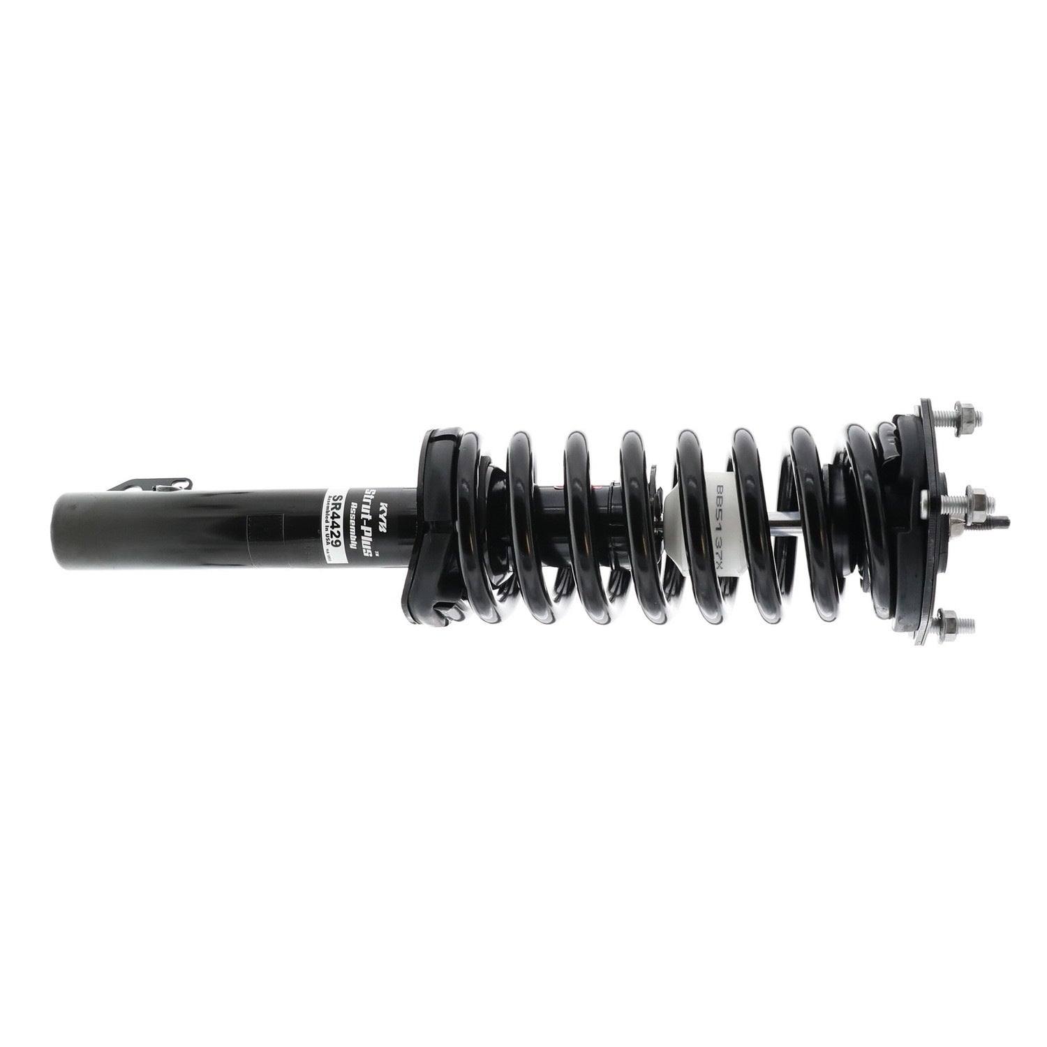 Front View of Front Left Suspension Strut and Coil Spring Assembly KYB SR4429