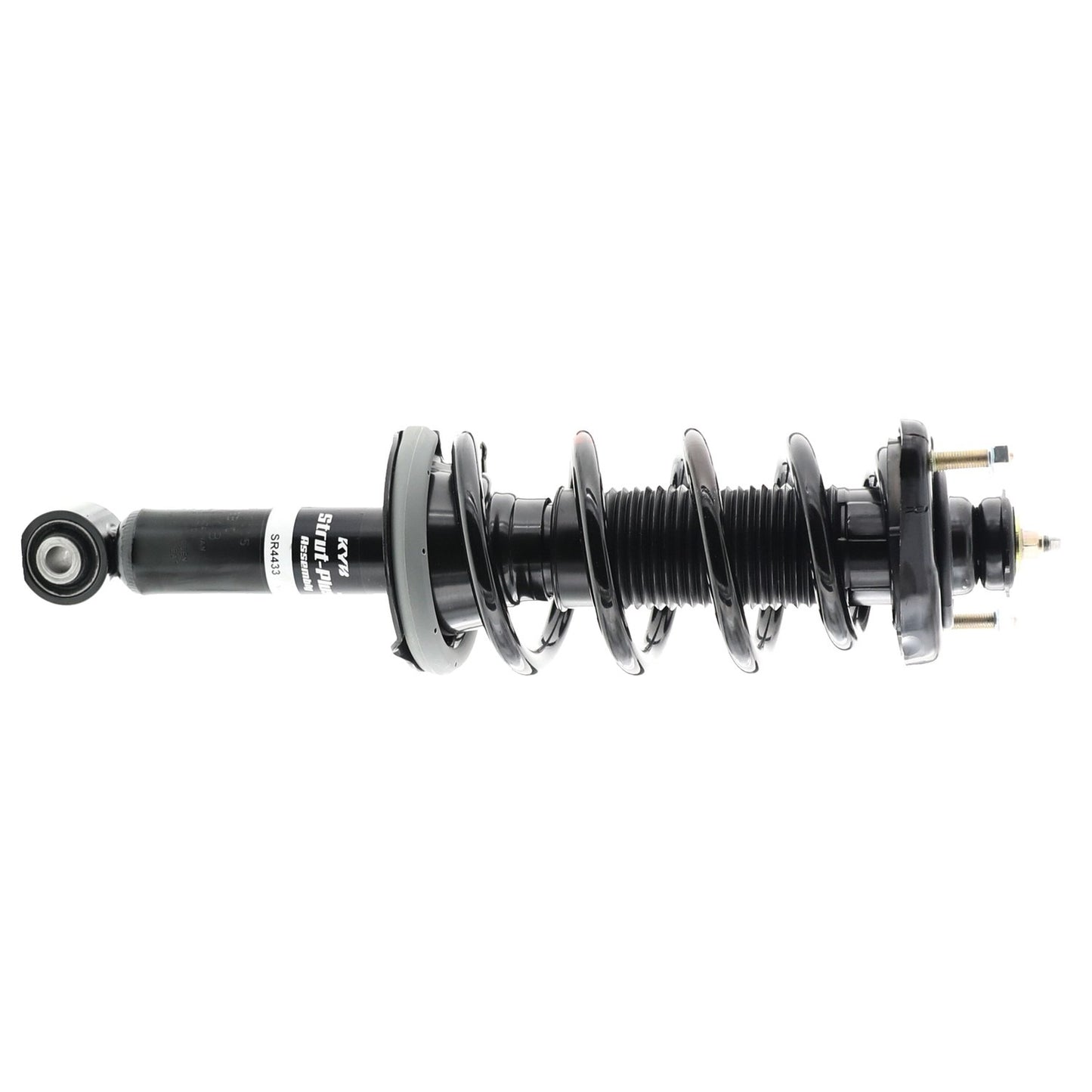 Front View of Rear Left Suspension Strut and Coil Spring Assembly KYB SR4433