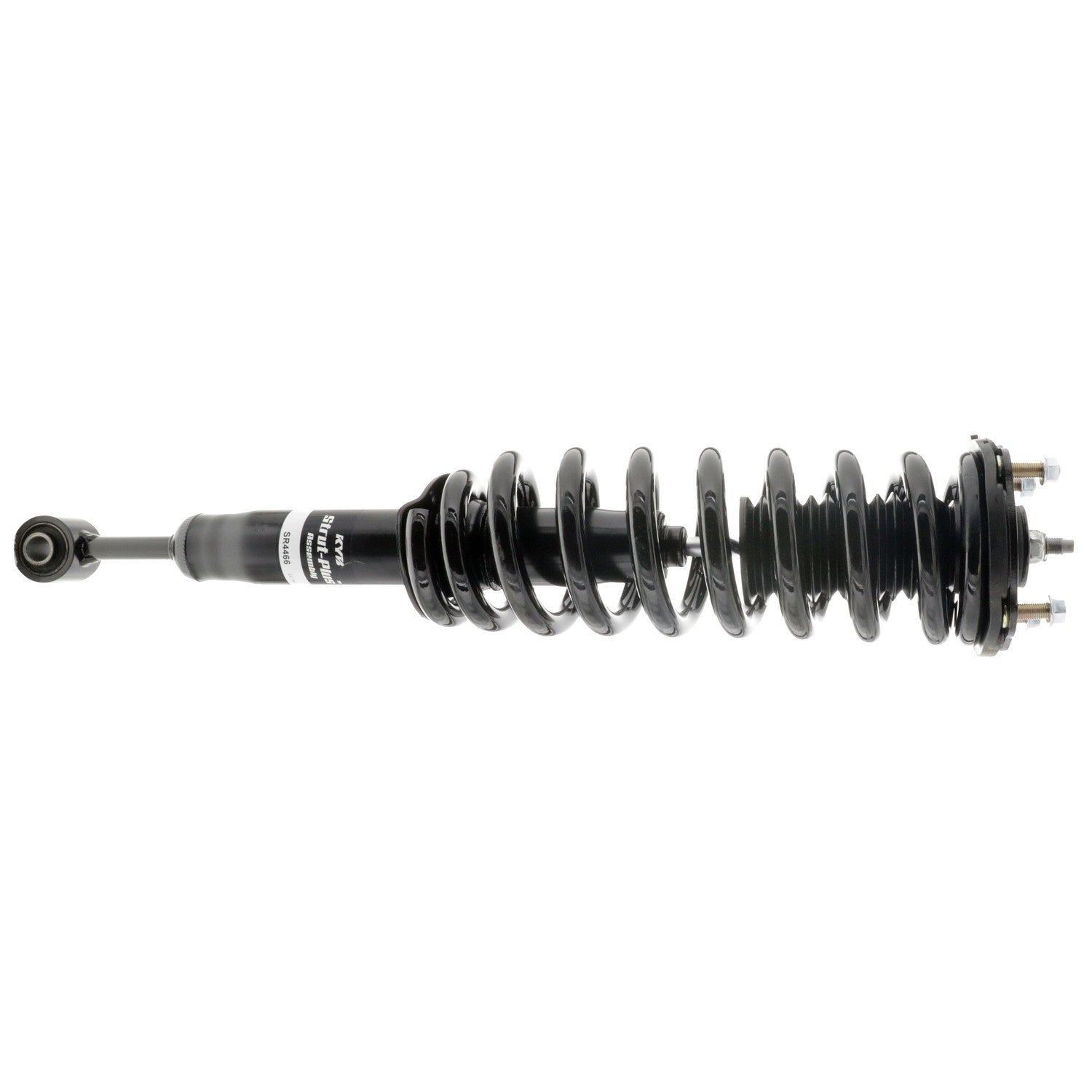 Front View of Front Left Suspension Strut and Coil Spring Assembly KYB SR4466