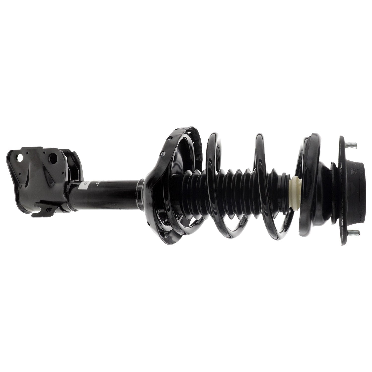 Angle View of Front Left Suspension Strut and Coil Spring Assembly KYB SR4483