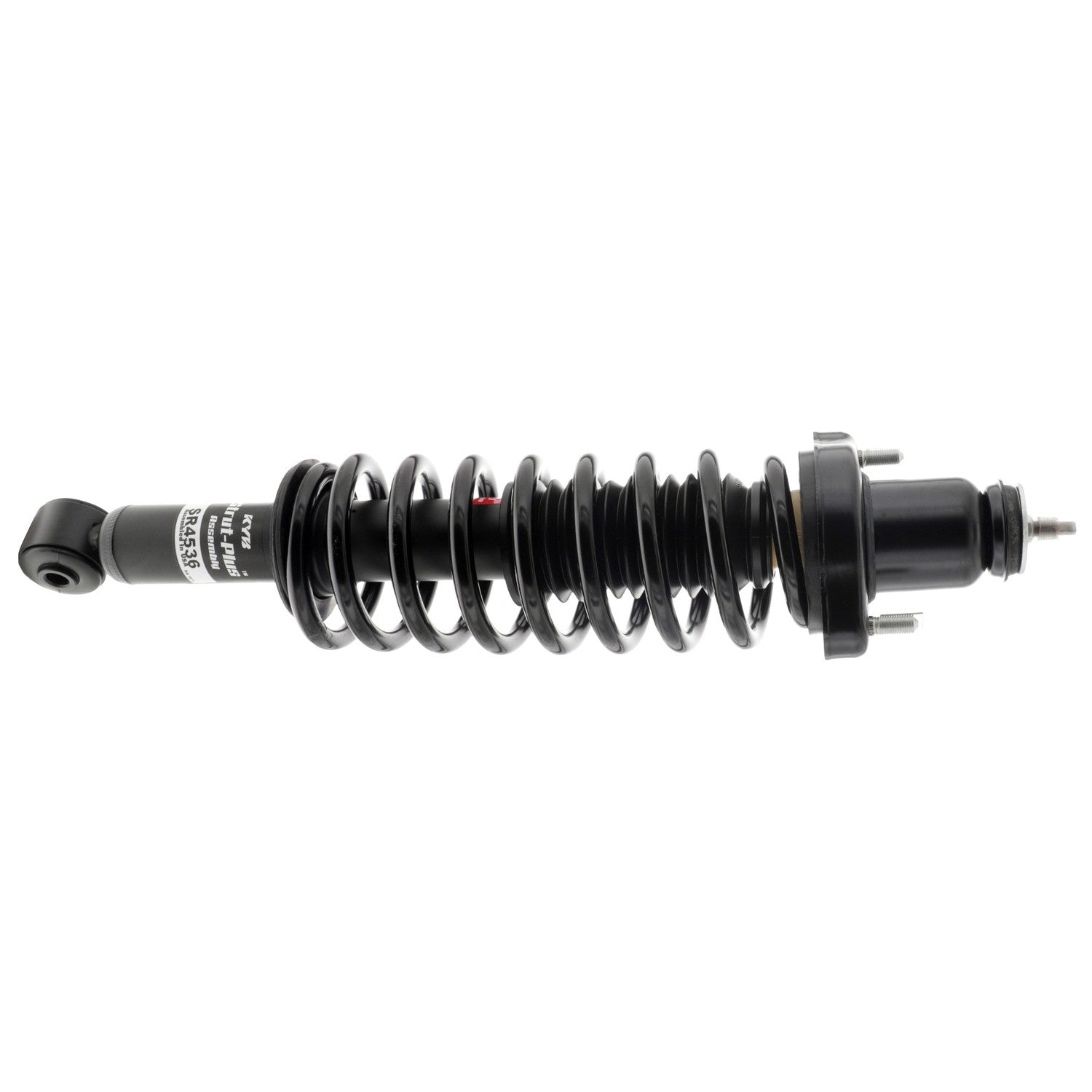 Front View of Rear Left Suspension Strut and Coil Spring Assembly KYB SR4536