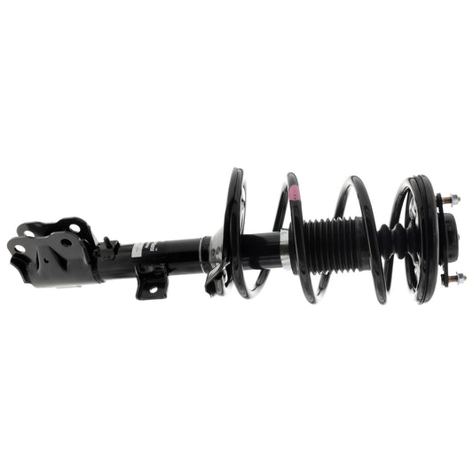 Angle View of Front Left Suspension Strut and Coil Spring Assembly KYB SR4568