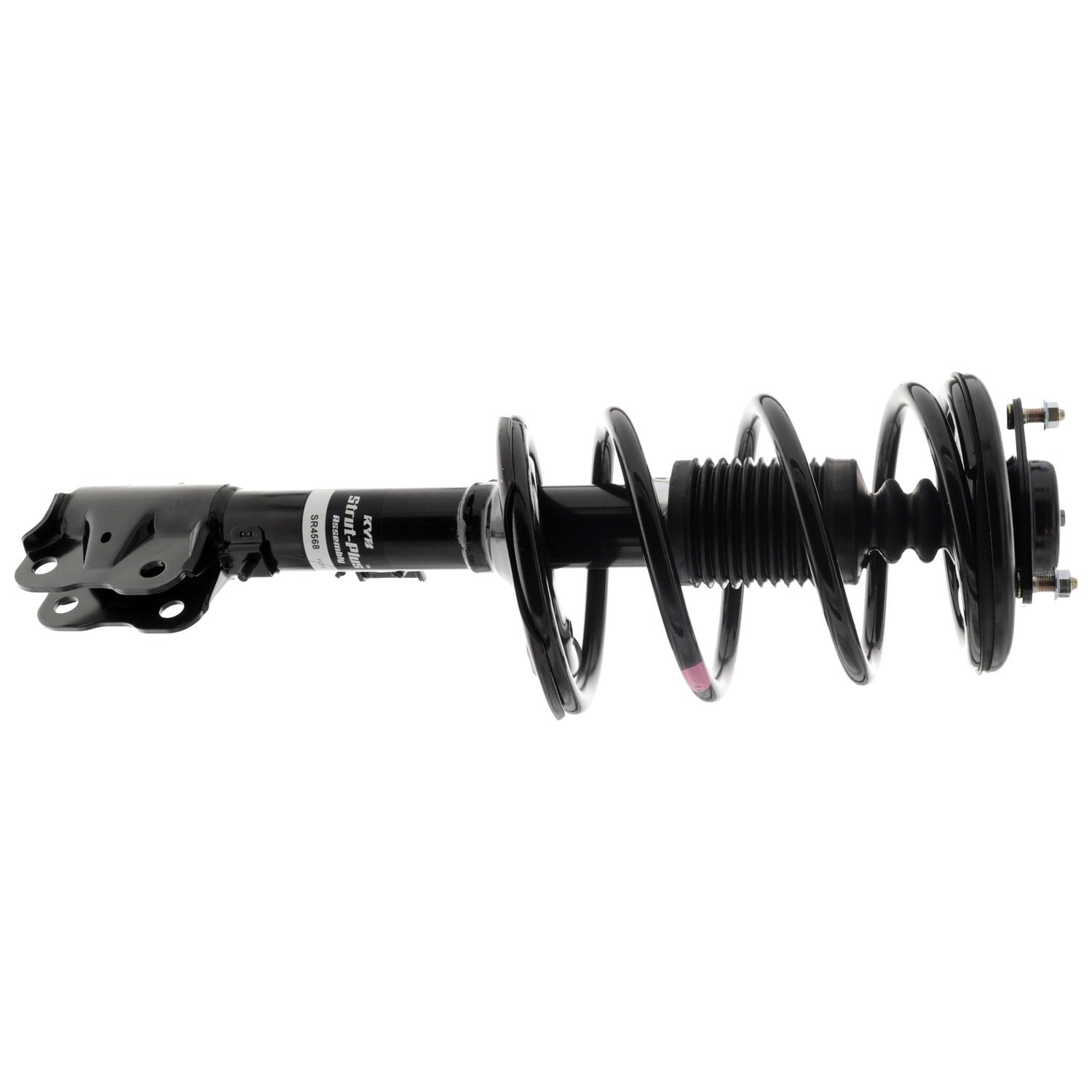 Front View of Front Left Suspension Strut and Coil Spring Assembly KYB SR4568