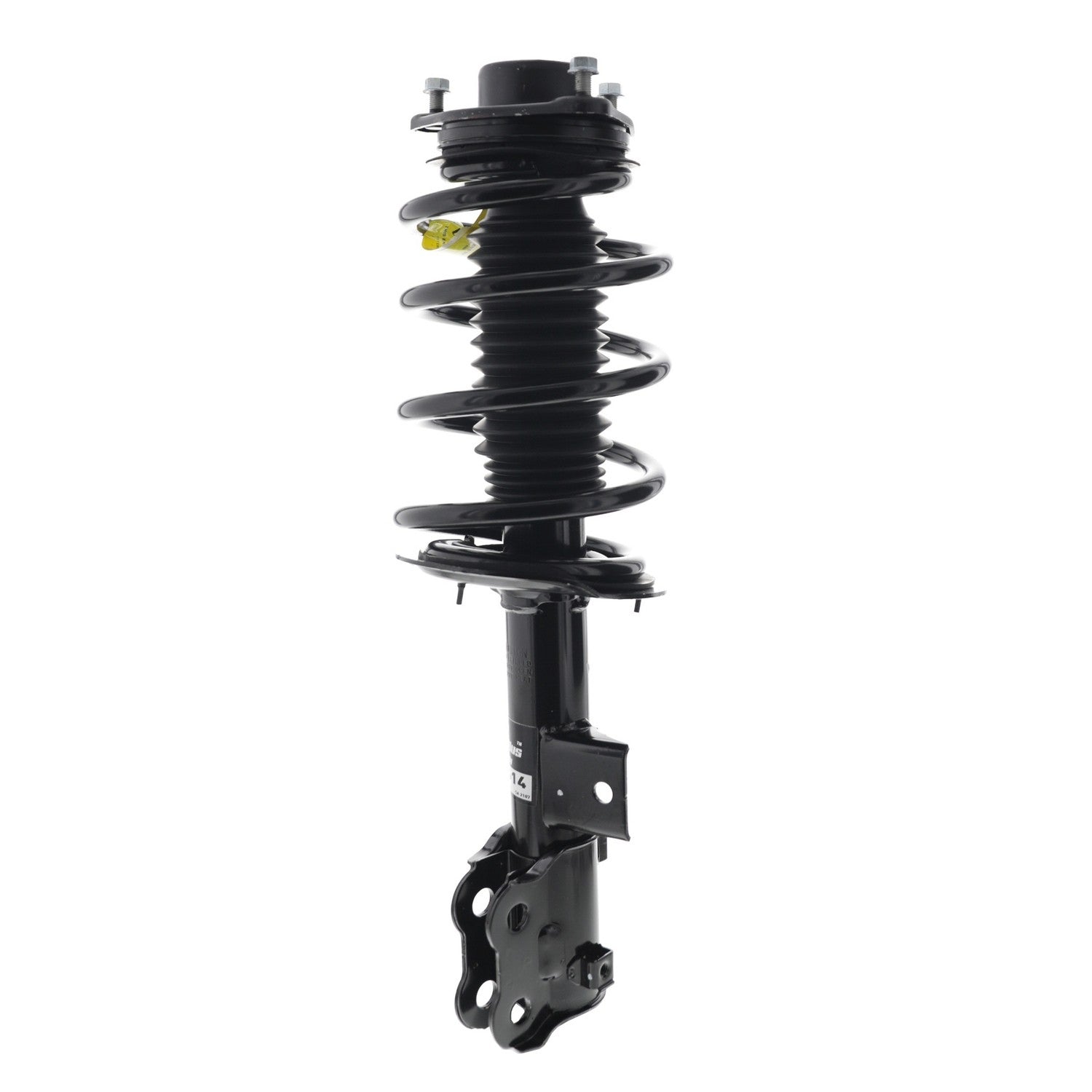 Angle View of Front Right Suspension Strut and Coil Spring Assembly KYB SR4614