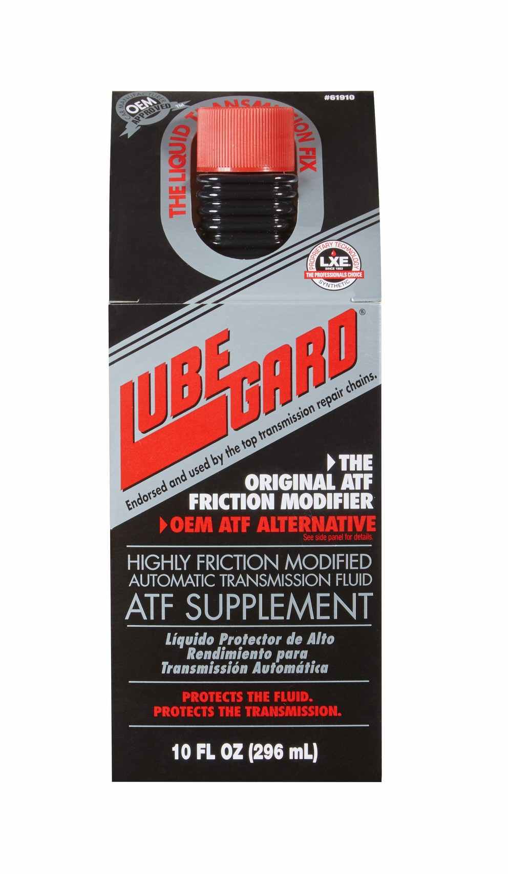 Front View of Transmission Fluid Additive LUBEGARD 61910