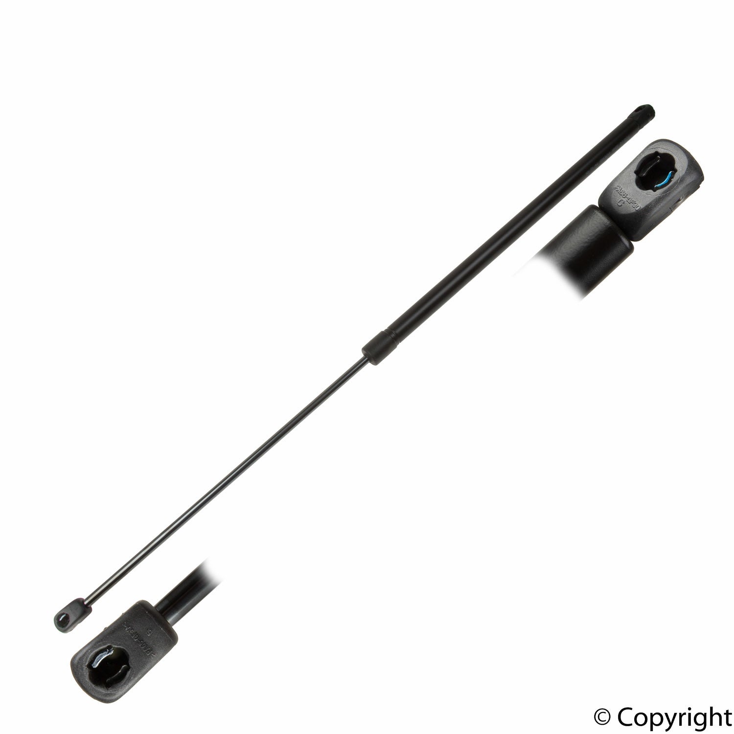 Top View of Hood Lift Support LESJOFORS 8004216