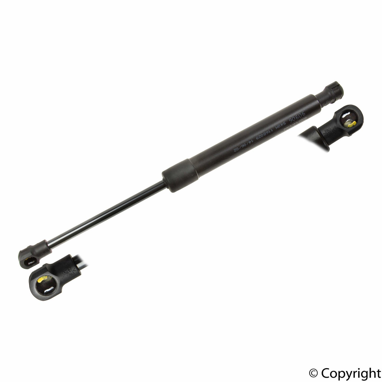 Top View of Hood Lift Support LESJOFORS 8008415