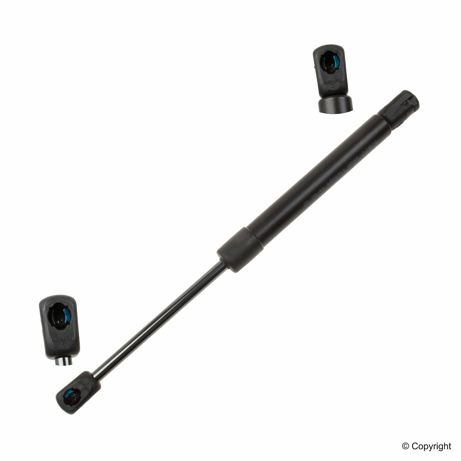 Top View of Trunk Lid Lift Support LESJOFORS 8104234