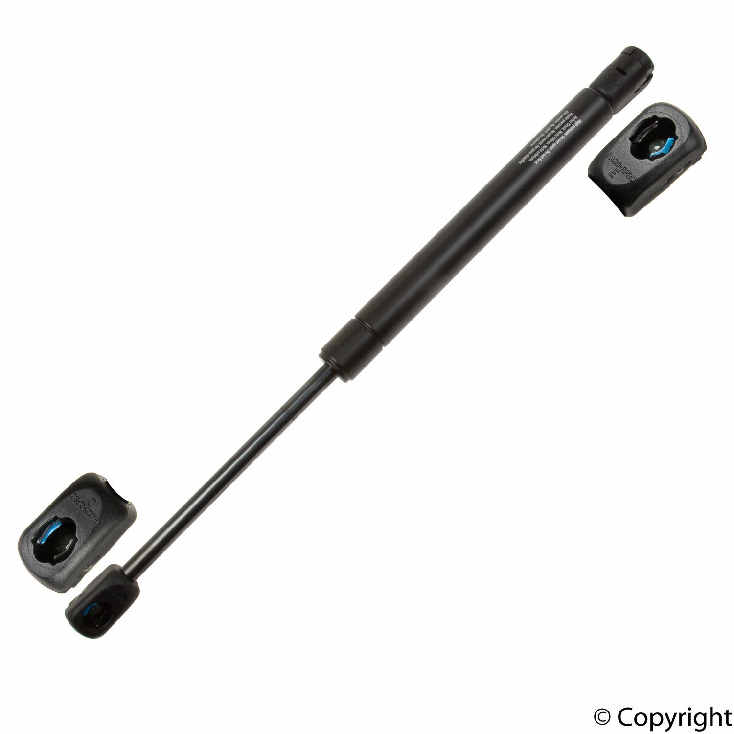 Top View of Trunk Lid Lift Support LESJOFORS 8104235