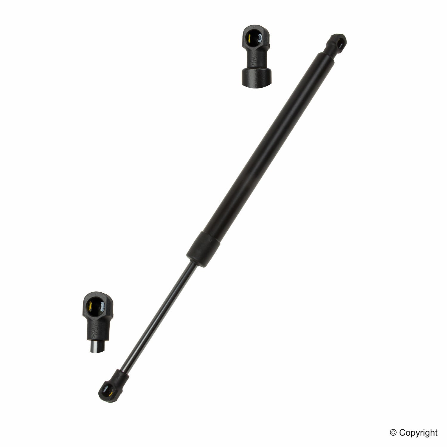 Top View of Trunk Lid Lift Support LESJOFORS 8108423