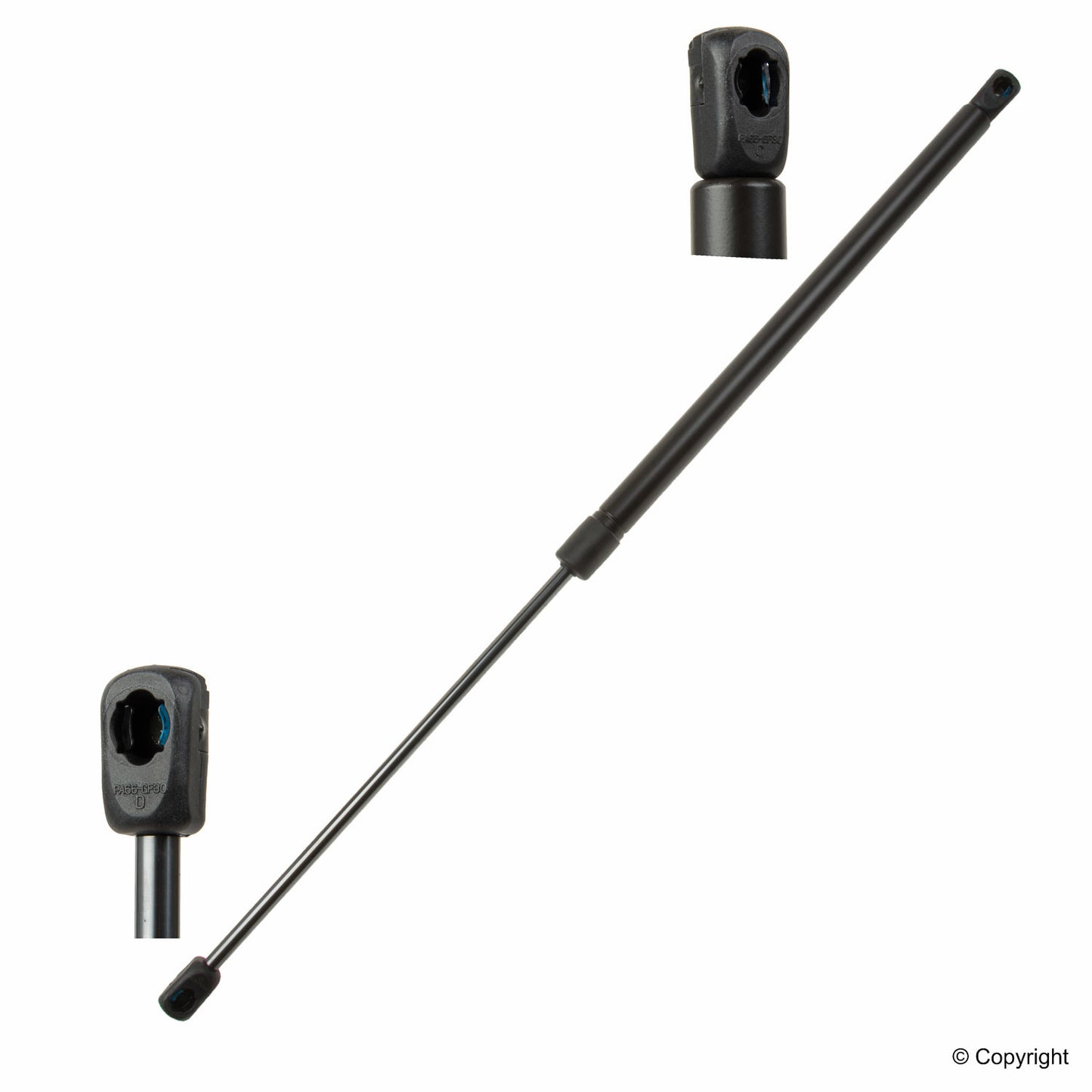 Top View of Hatch Lift Support LESJOFORS 8195037