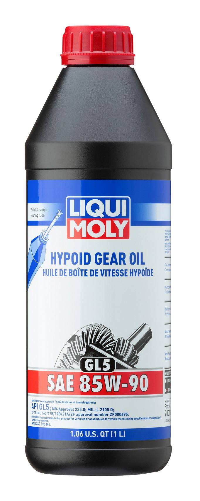 Front View of Front Differential Oil LIQUI MOLY 20010