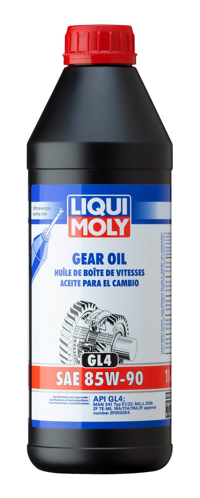 Front View of Transfer Case Fluid LIQUI MOLY 20016