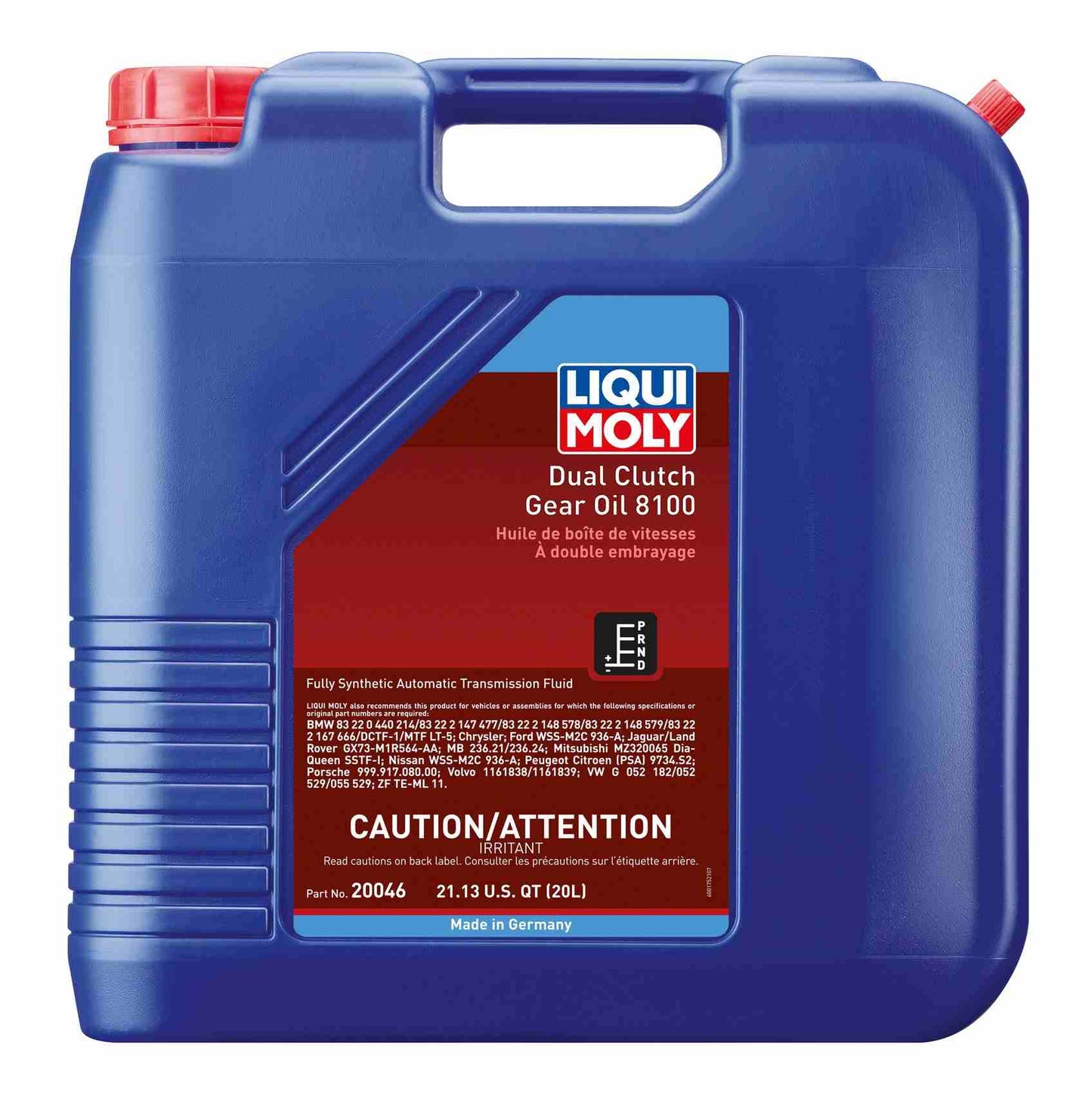 Front View of Manual Transmission Fluid LIQUI MOLY 20046