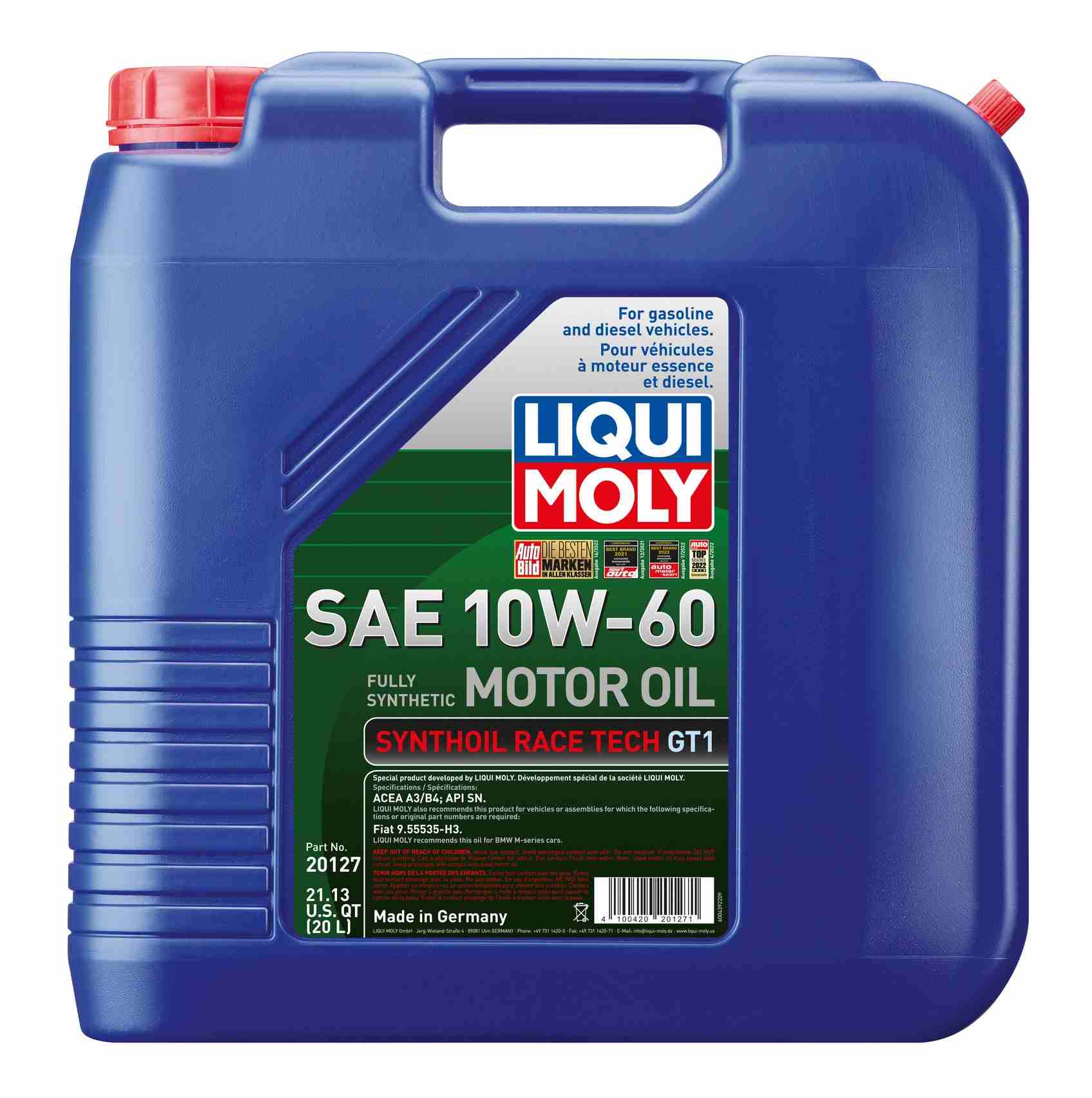 Front View of Engine Oil LIQUI MOLY 20127