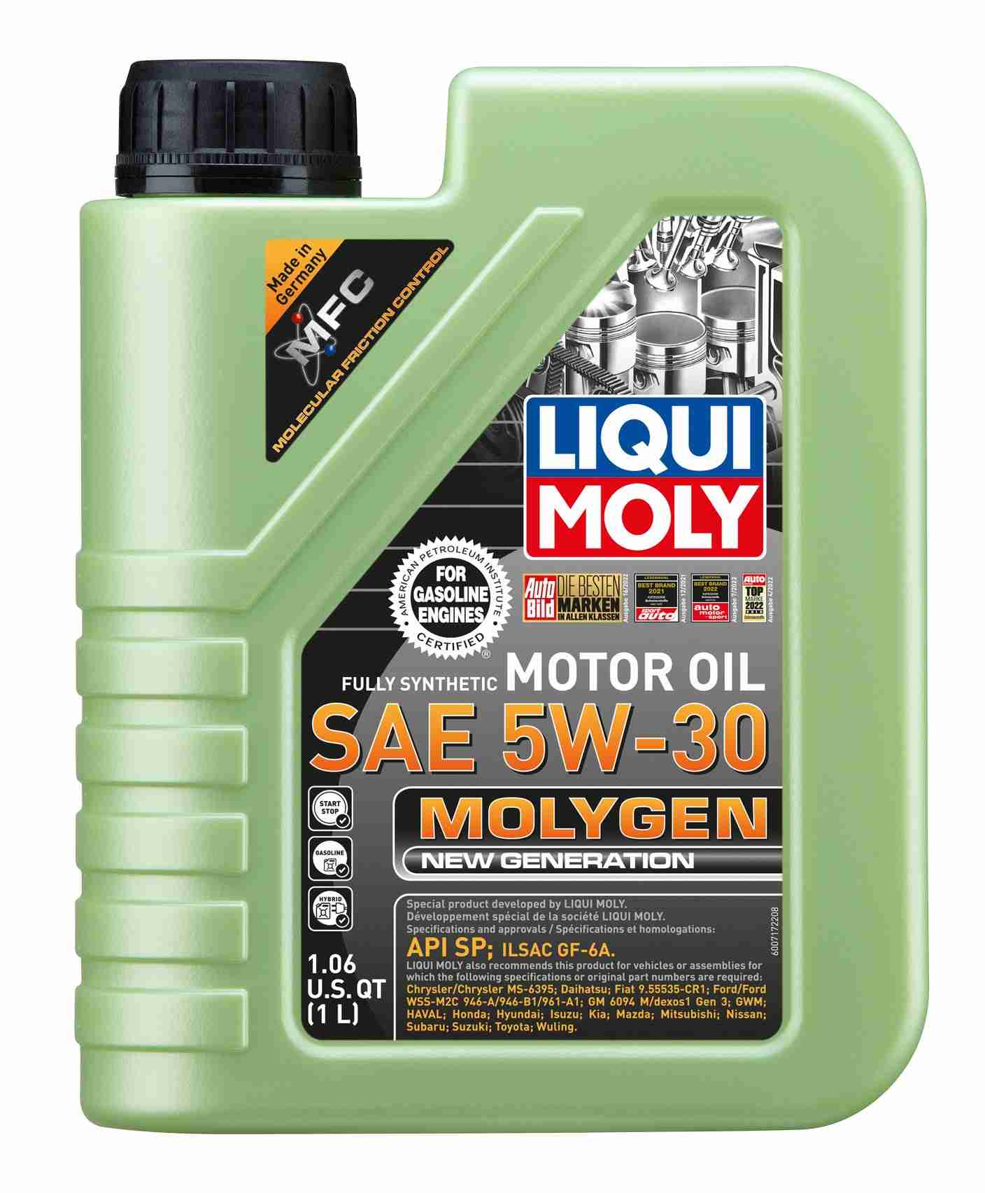 Front View of Engine Oil LIQUI MOLY 20226