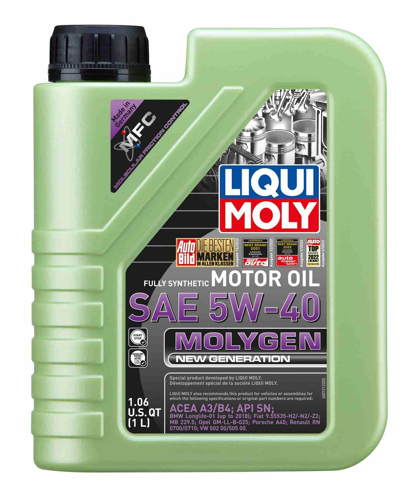 Front View of Engine Oil LIQUI MOLY 20230