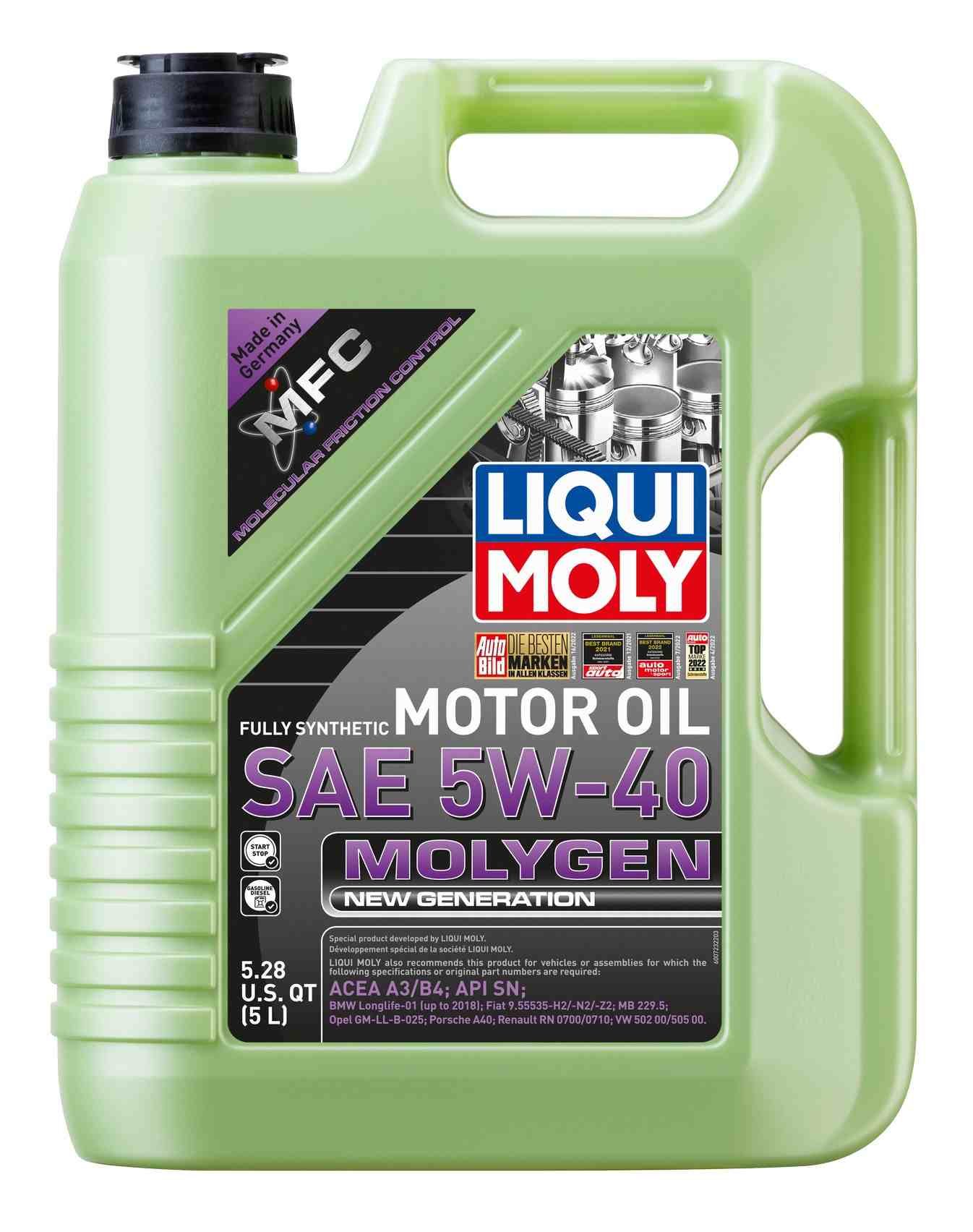 Front View of Engine Oil LIQUI MOLY 20232