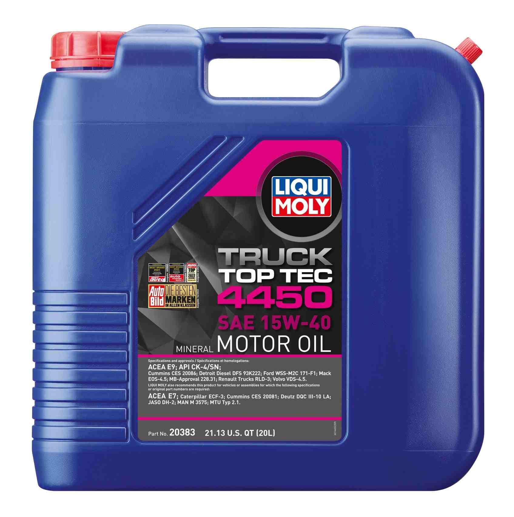 Front View of Engine Oil LIQUI MOLY 20383