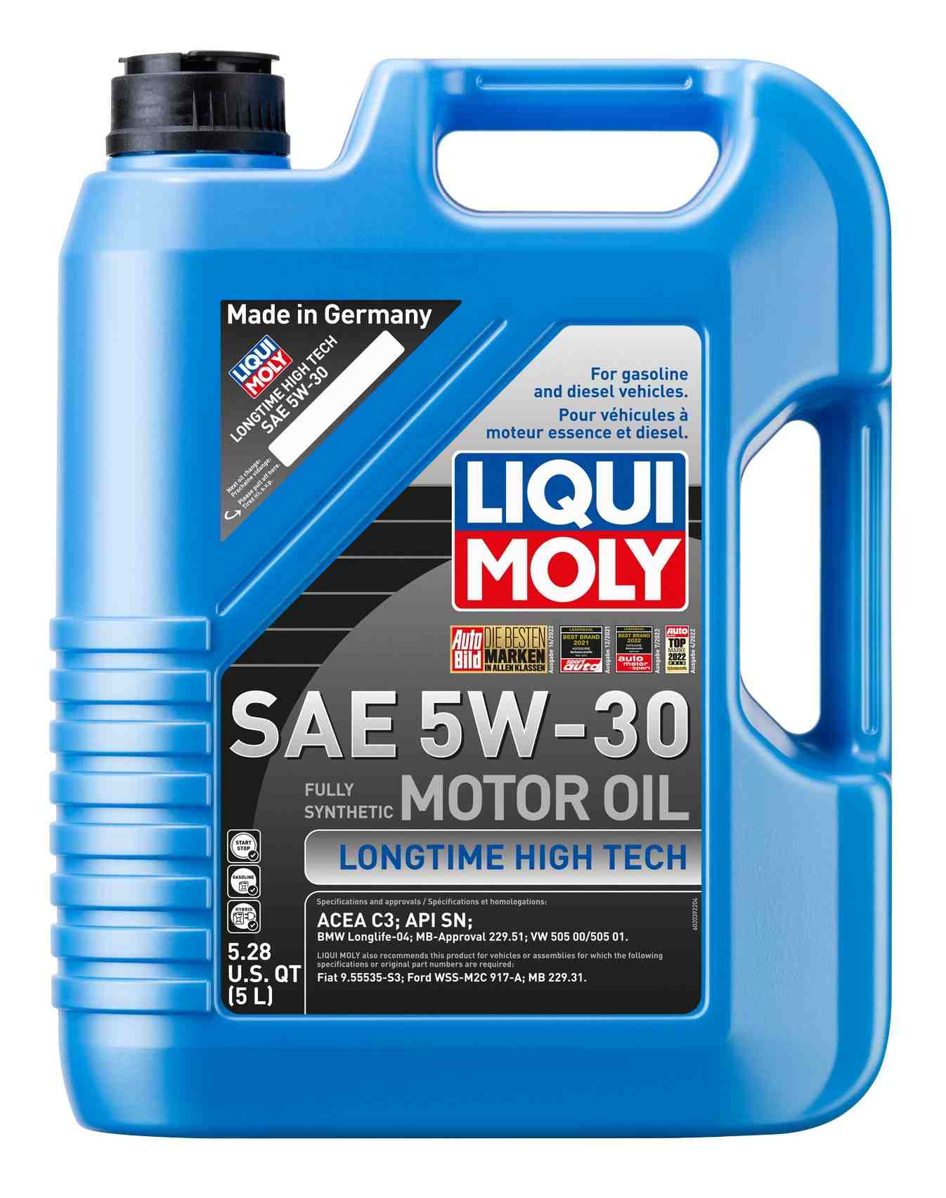 Front View of Engine Oil LIQUI MOLY 2039