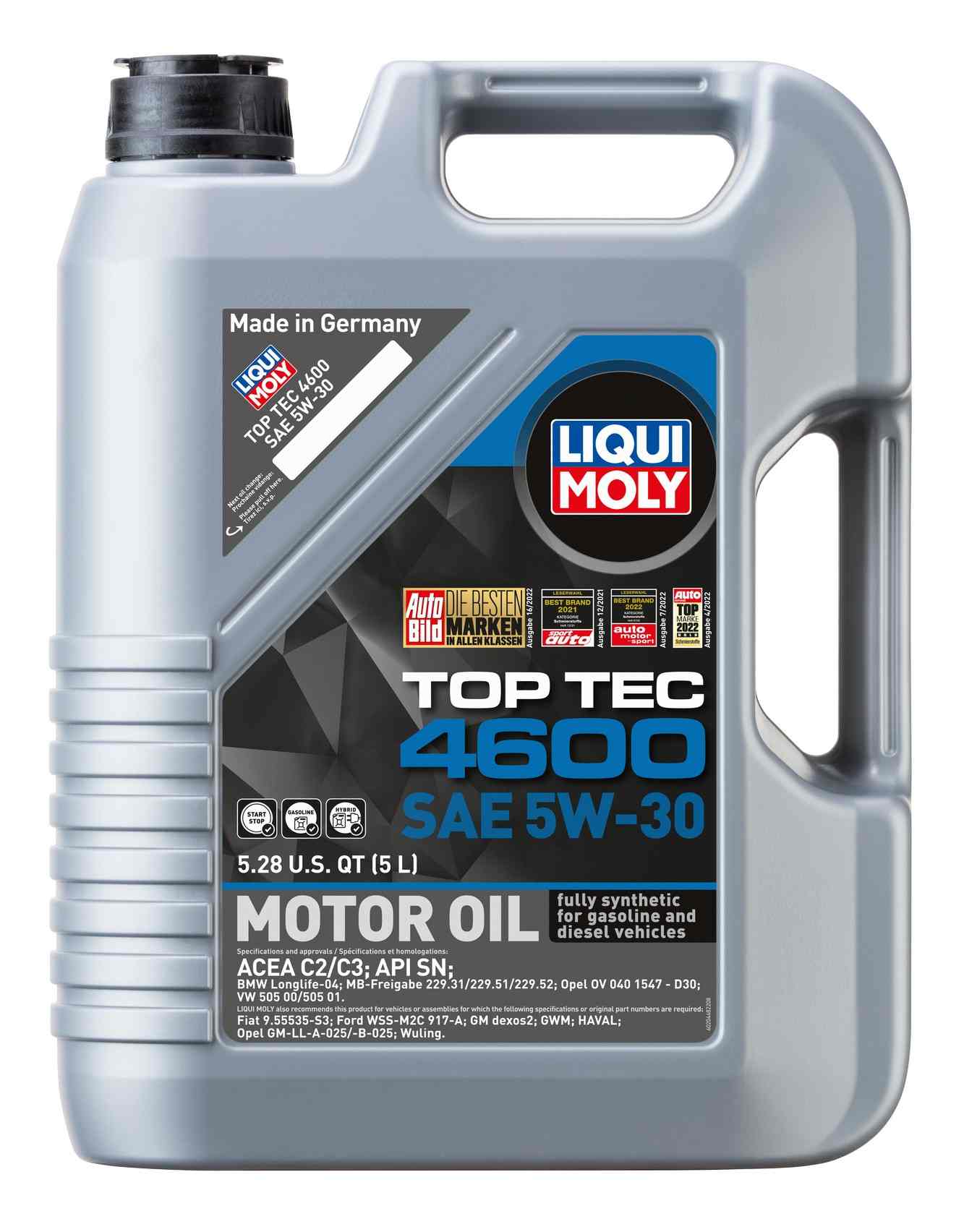 Front View of Engine Oil LIQUI MOLY 20448