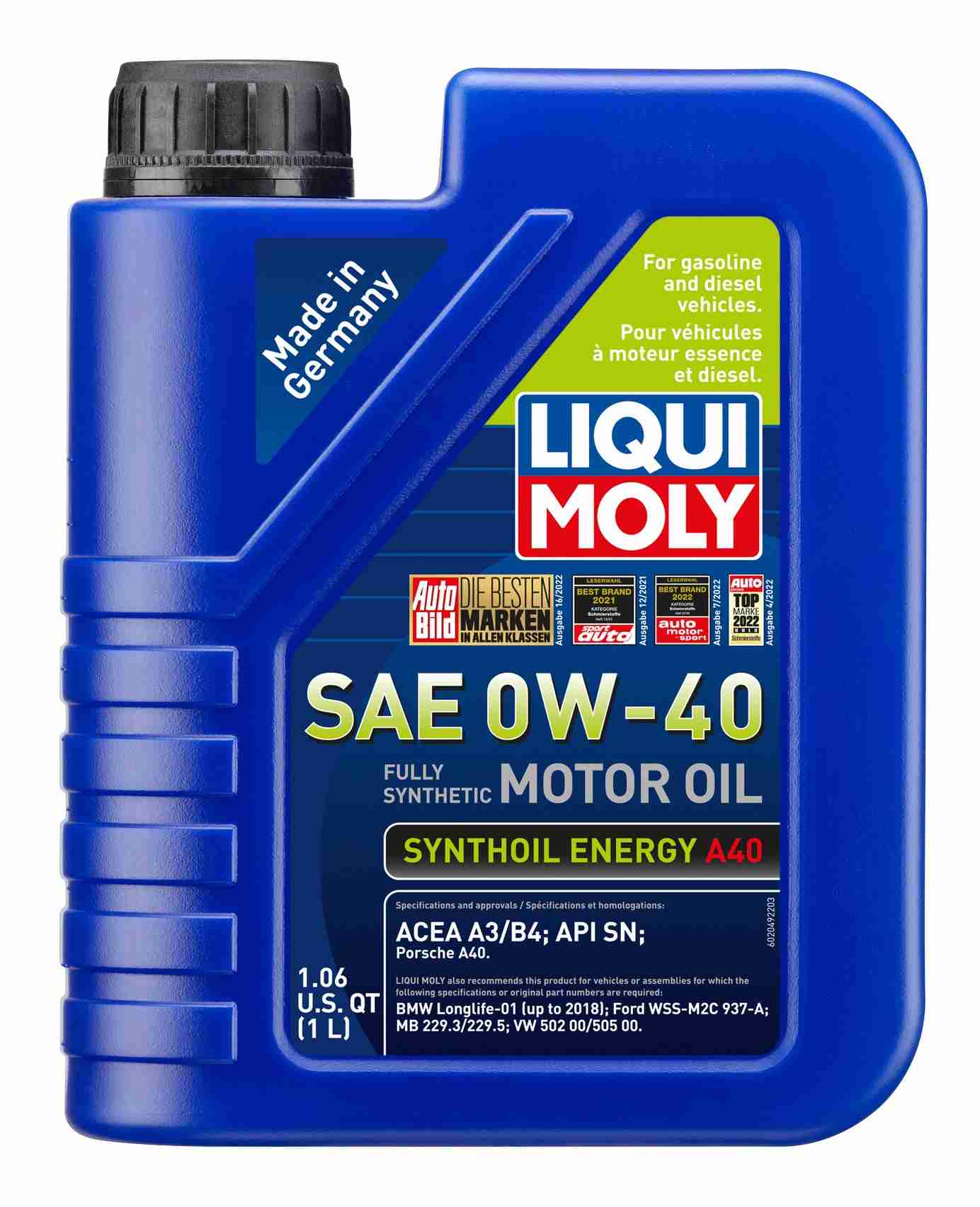 Front View of Engine Oil LIQUI MOLY 2049