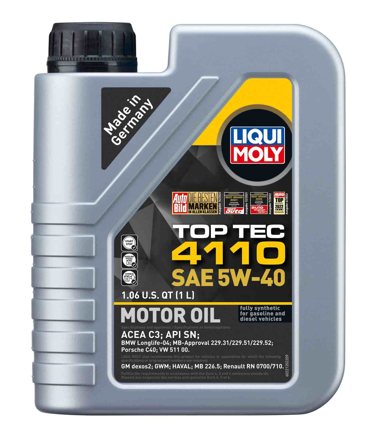 Front View of Engine Oil LIQUI MOLY 22120