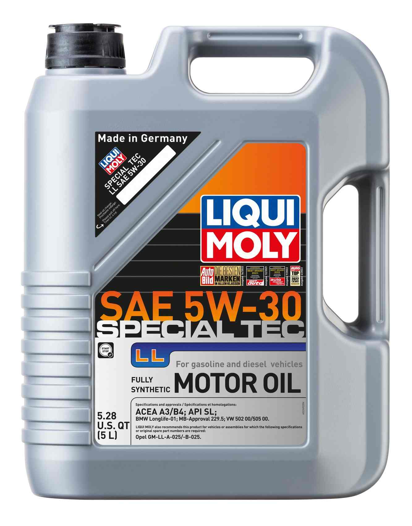 Front View of Engine Oil LIQUI MOLY 2249