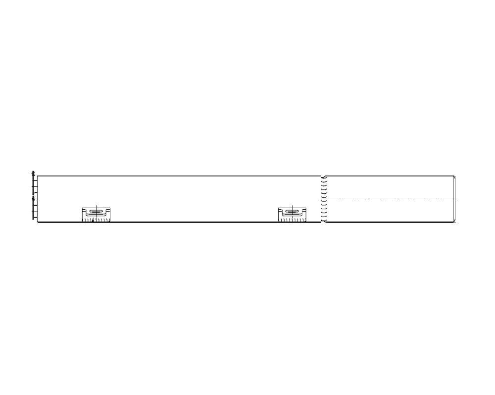 Front View of A/C Receiver Drier MAHLE AD204000P