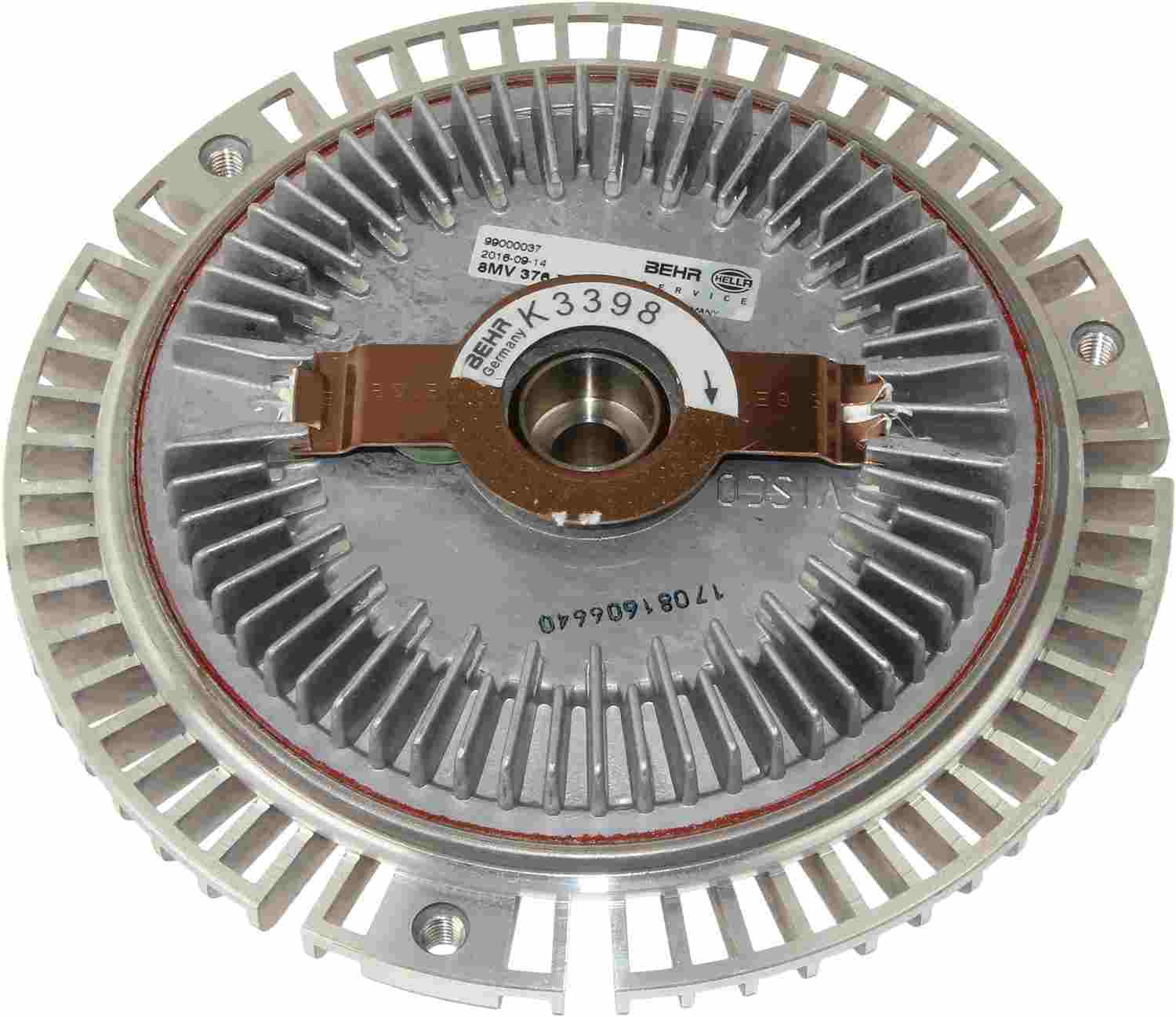 Bottom View of Engine Cooling Fan Clutch MAHLE CFC66000P