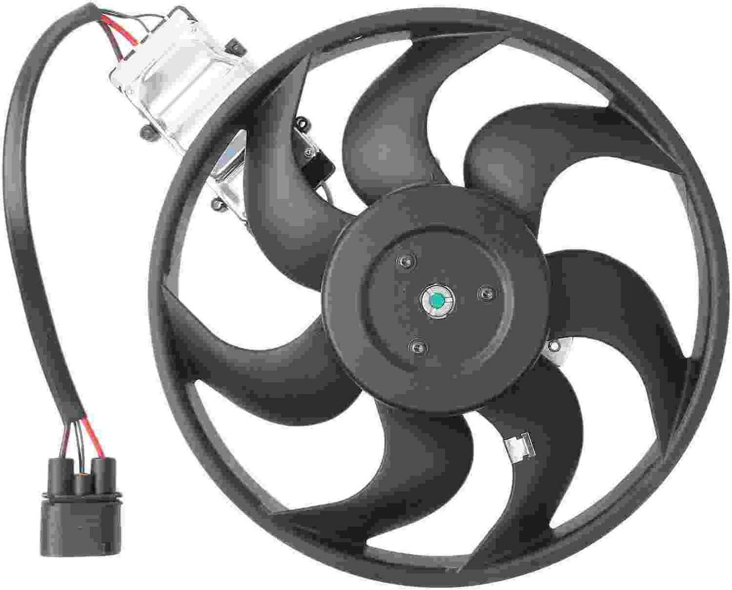 Top View of Left Engine Cooling Fan MAHLE CFF262000S