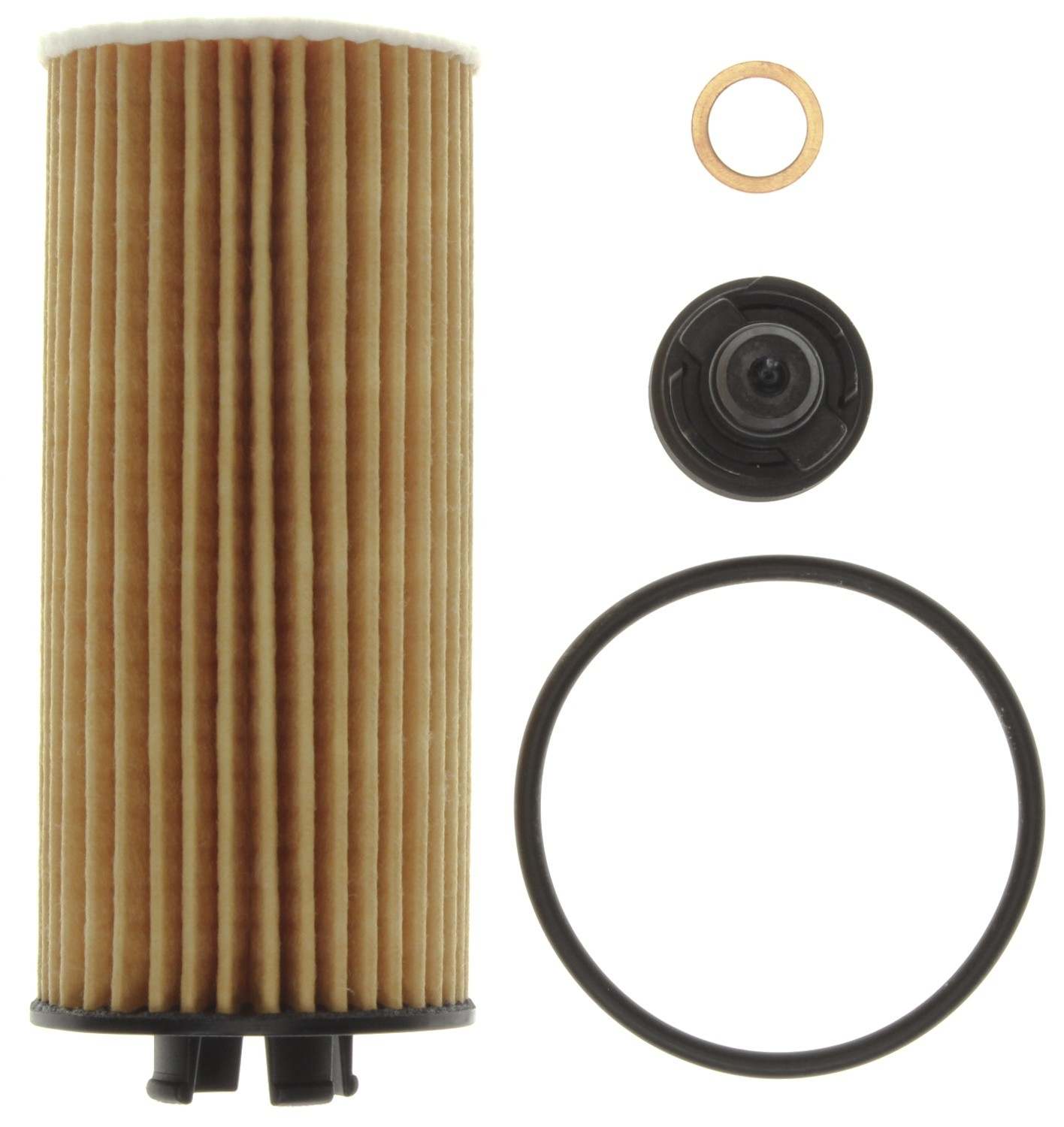 Accessories 3 View of Engine Oil Filter MAHLE OX815/1D