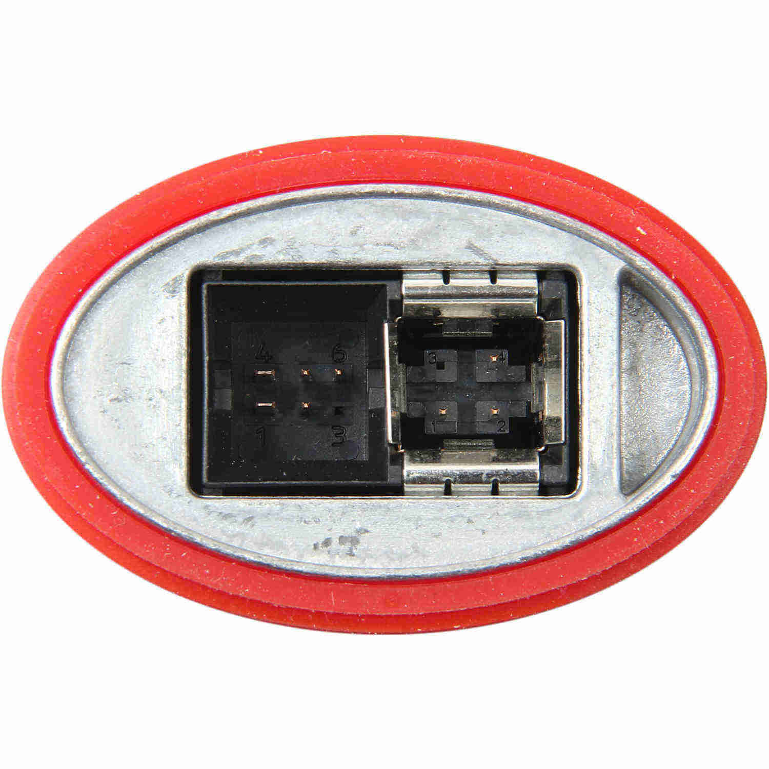 Connector View of High Intensity Discharge (HID) Headlight Control Module MARELLI LRB390