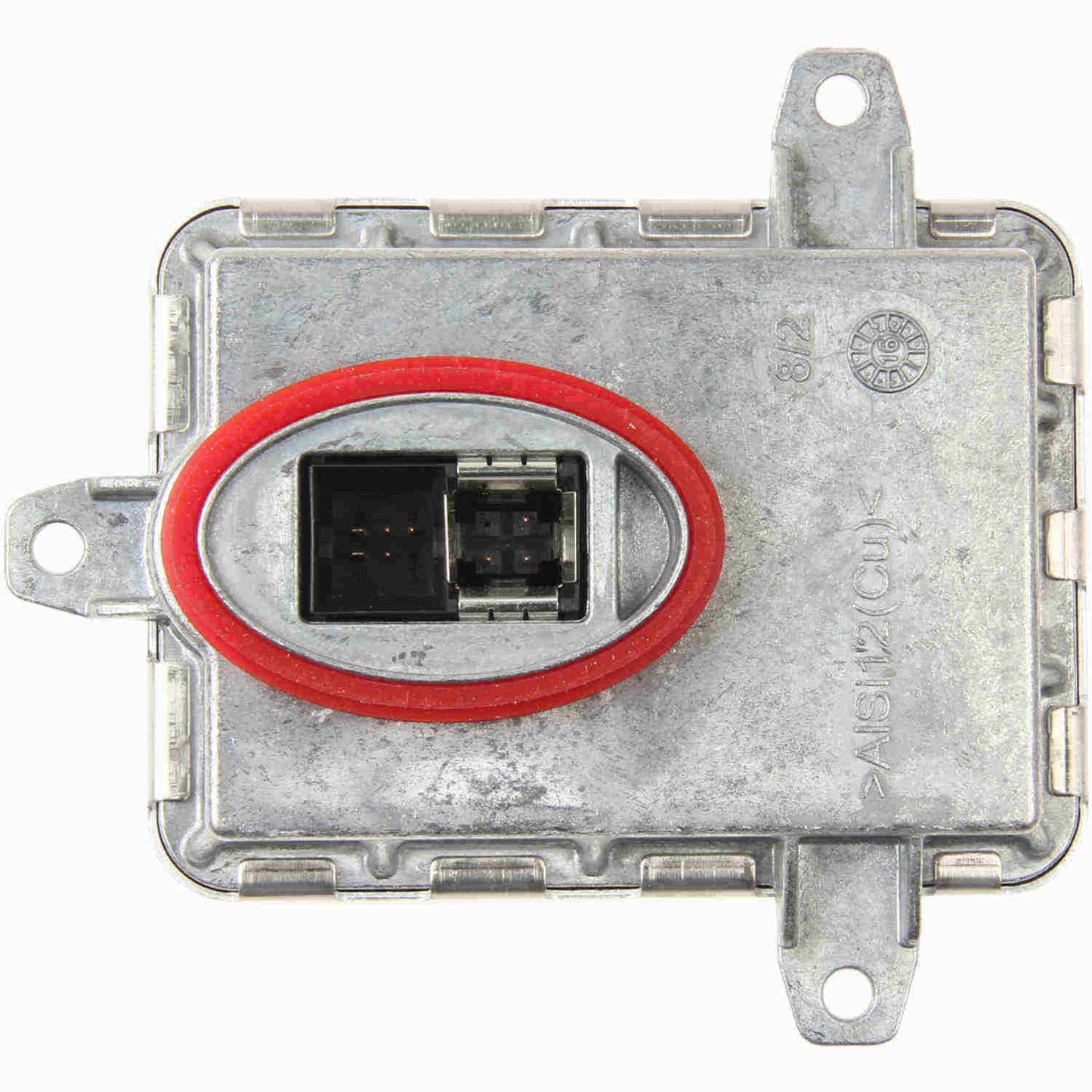 Front View of High Intensity Discharge (HID) Headlight Control Module MARELLI LRB390