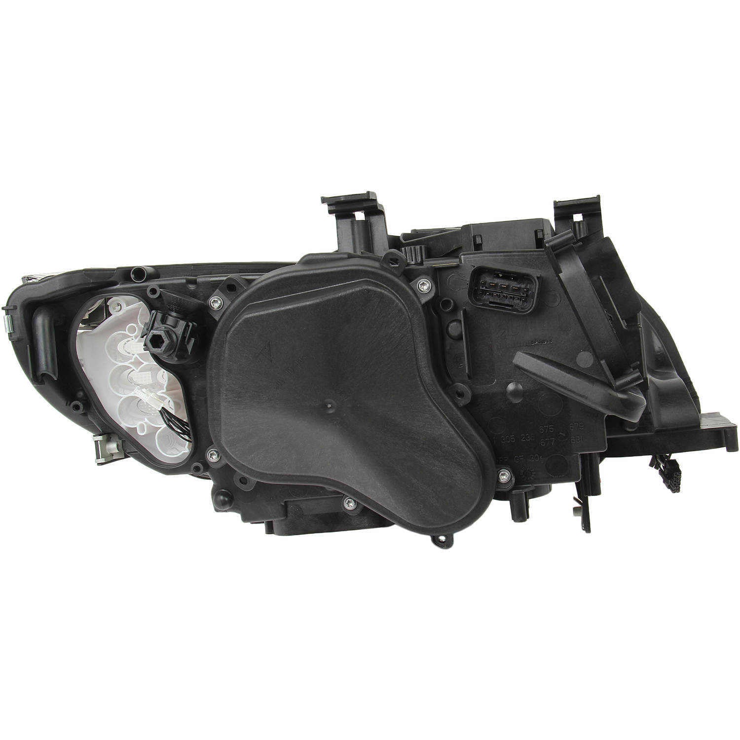 Top View of Left Headlight Assembly MARELLI LUS6132