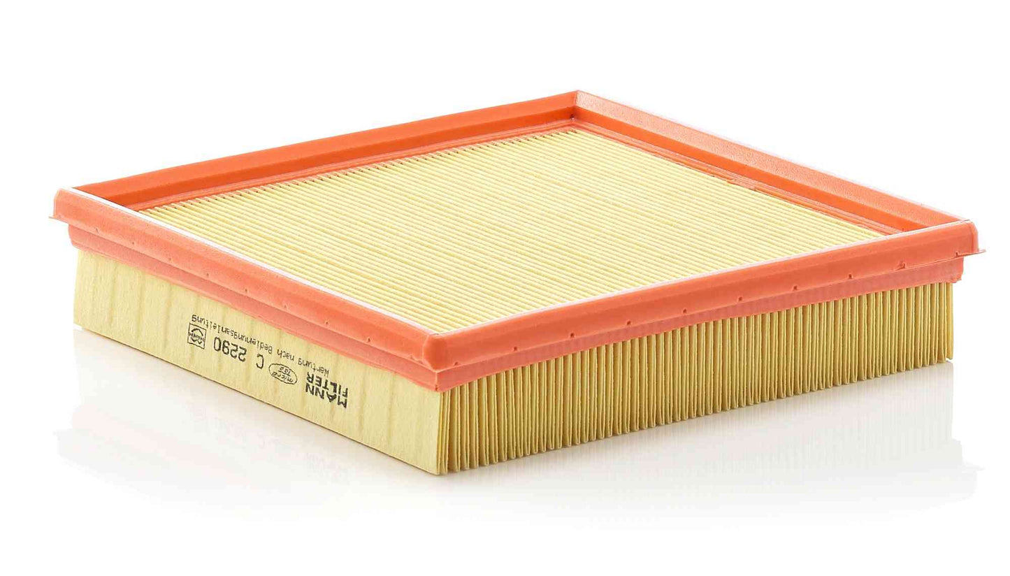 Angle View of Cabin Air Filter MANN C2290